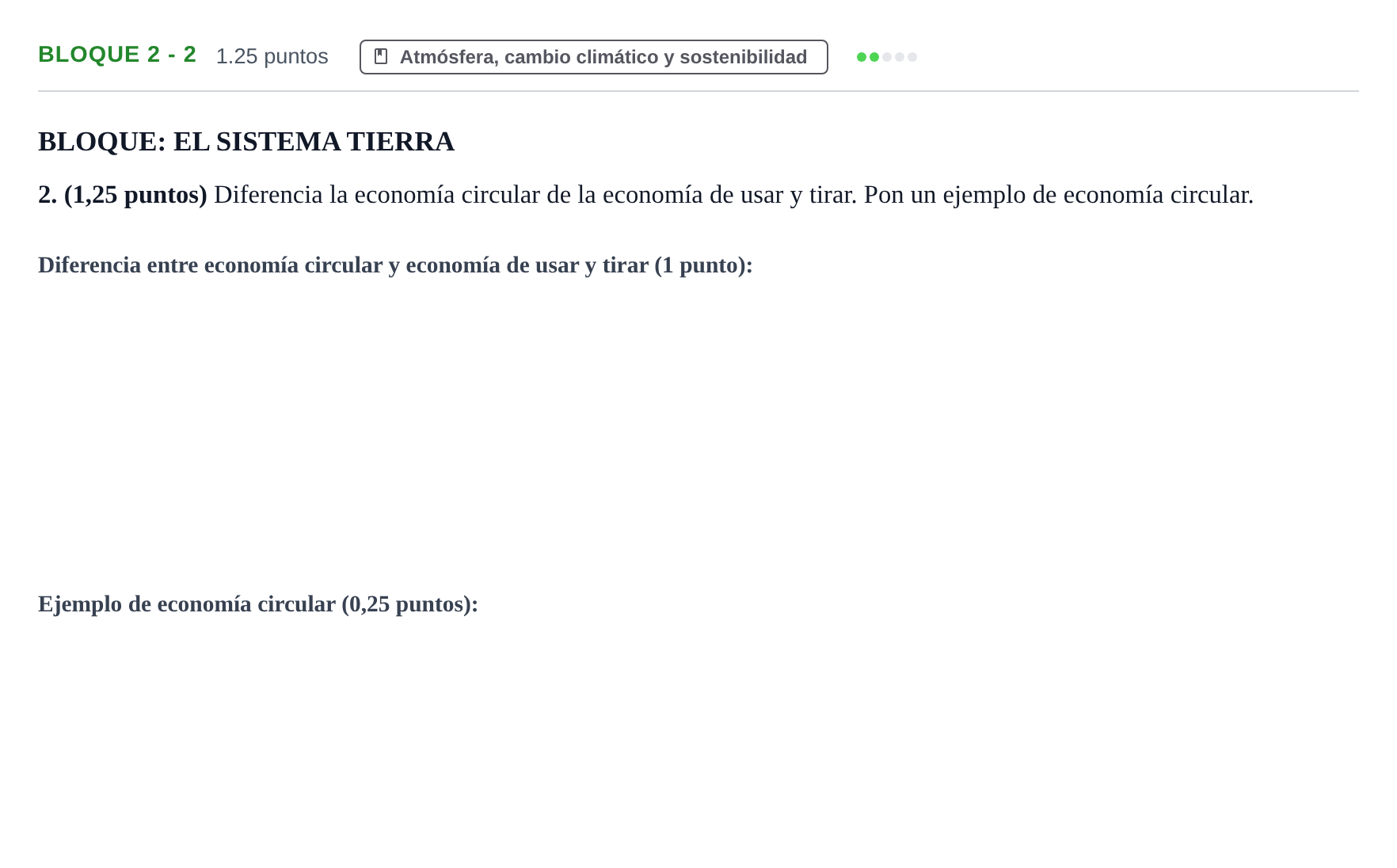 Enunciado: Bloque 2 - 2 · Ciencias Generales PAU Castilla-La Mancha Extraordinaria 2025