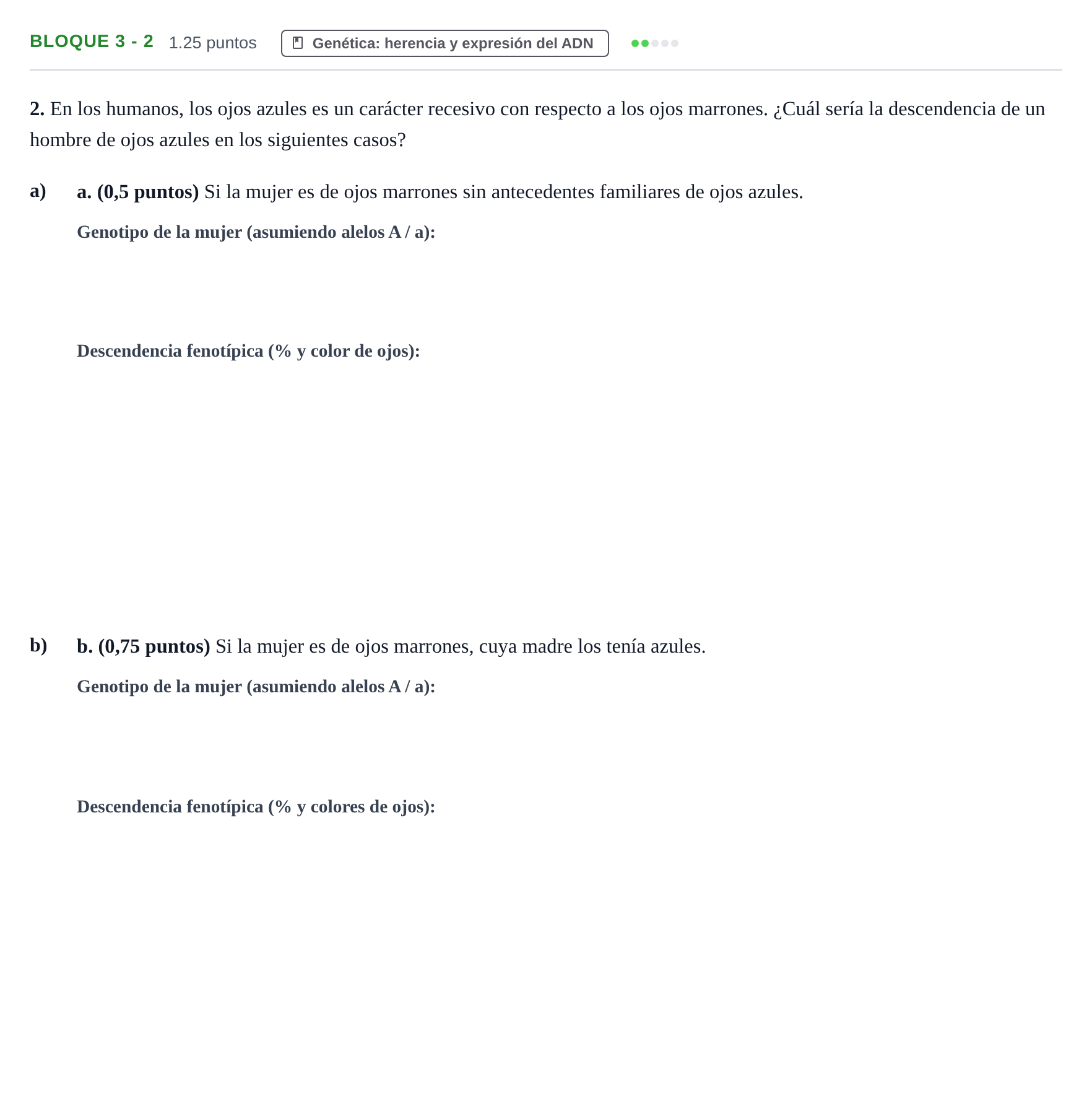 Enunciado: Bloque 3 - 2 · Ciencias Generales PAU Castilla-La Mancha Extraordinaria 2025