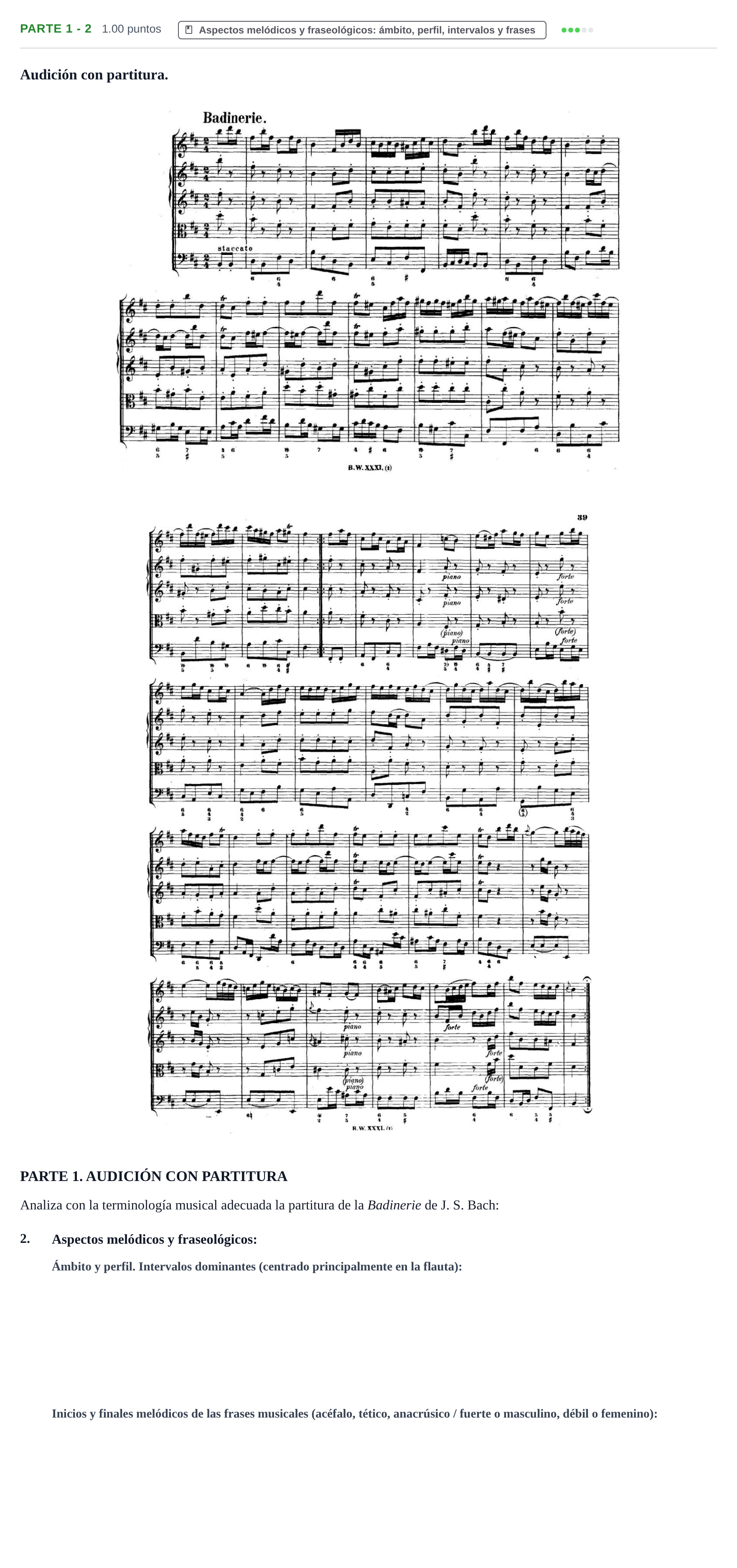 Enunciado: Ejercicio Parte 1 - 2 · Análisis Musical II PAU Castilla-La Mancha Ordinaria 2025