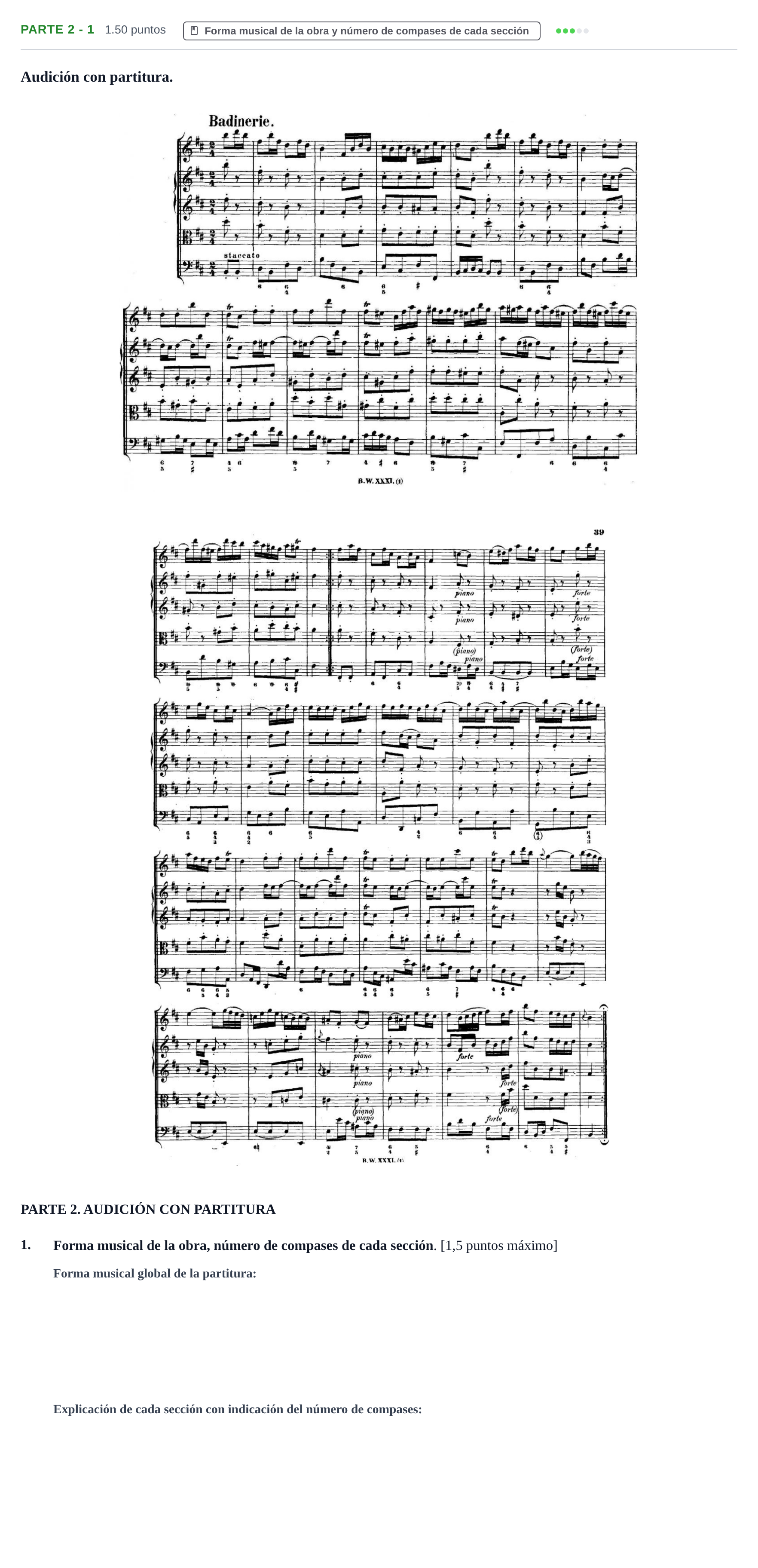 Enunciado: Ejercicio Parte 2 - 1 · Análisis Musical II PAU Castilla-La Mancha Ordinaria 2025