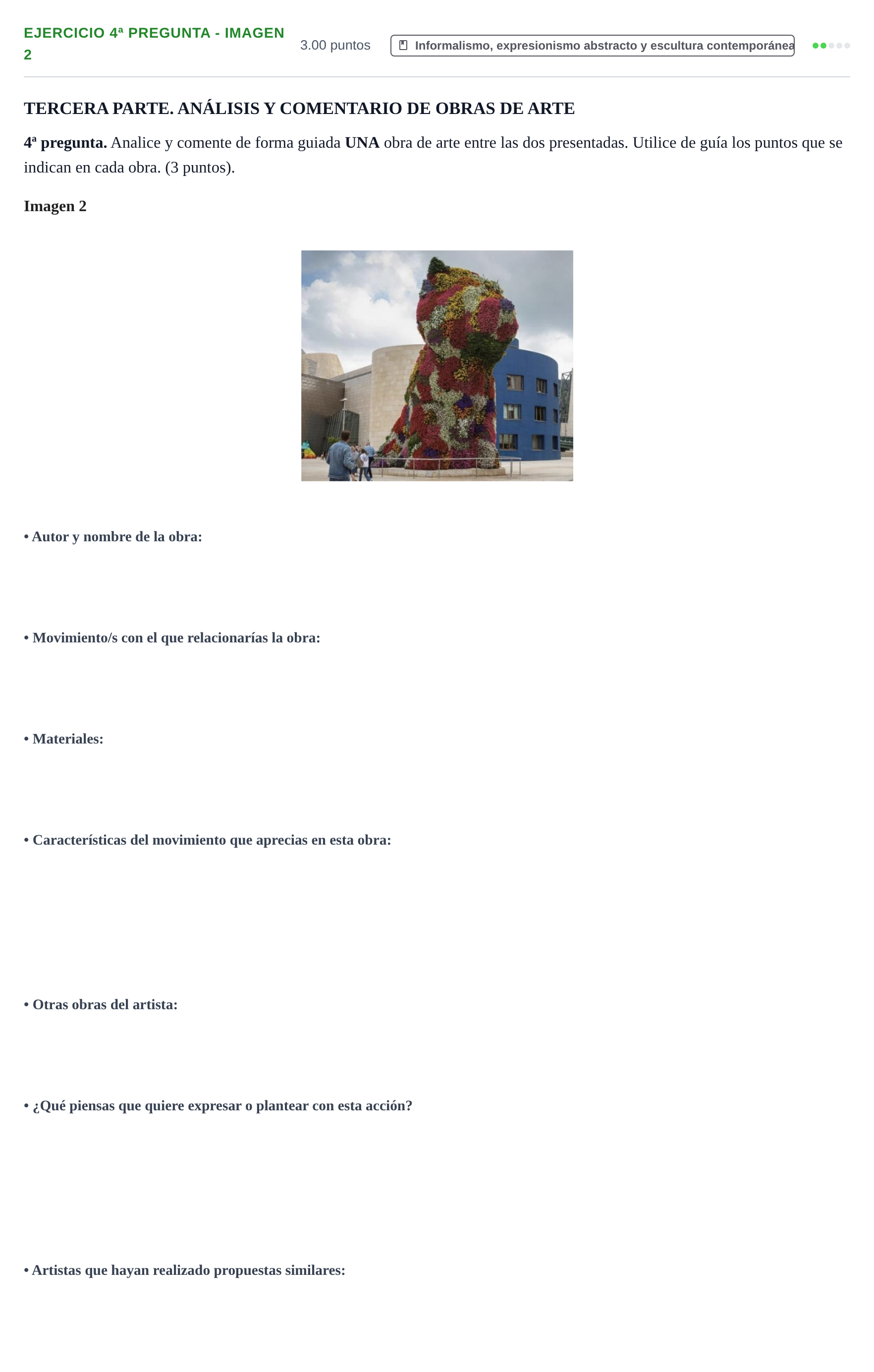 Enunciado: Ejercicio 4ª pregunta - Imagen 2 · Movimientos Culturales y Artísticos PAU Castilla-La Mancha Extraordinaria 2025