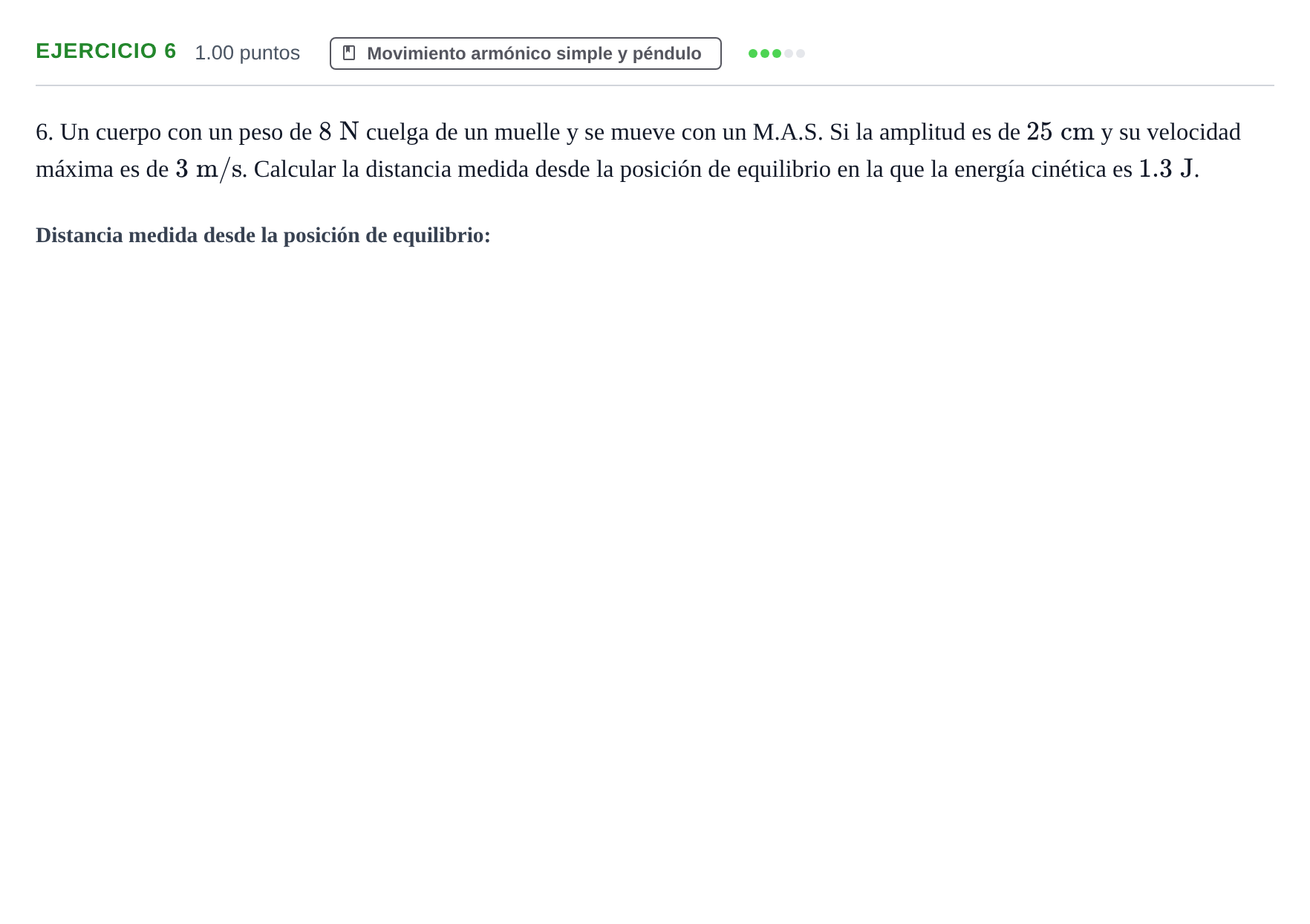 Enunciado: Problema 6 · Física PAU Castilla-La Mancha Extraordinaria 2024