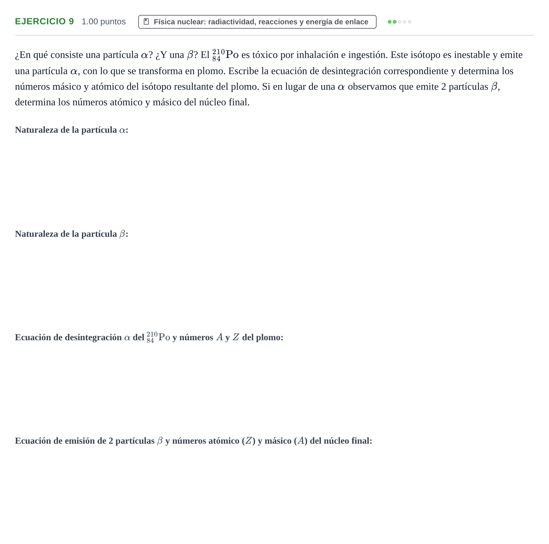 Enunciado: Problema 9 · Física PAU Castilla-La Mancha Extraordinaria 2024
