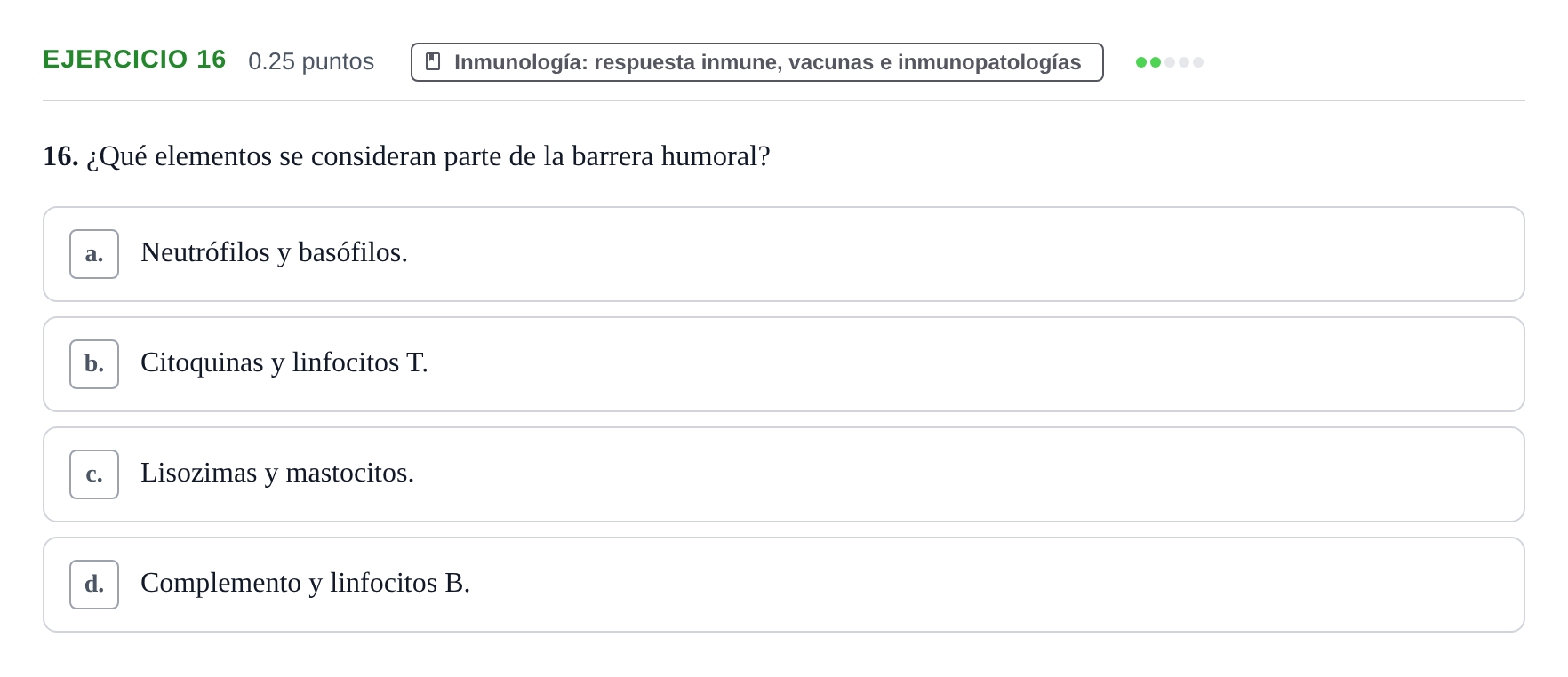 Enunciado: Problema 16 · Biología PAU Castilla-La Mancha Ordinaria 2024