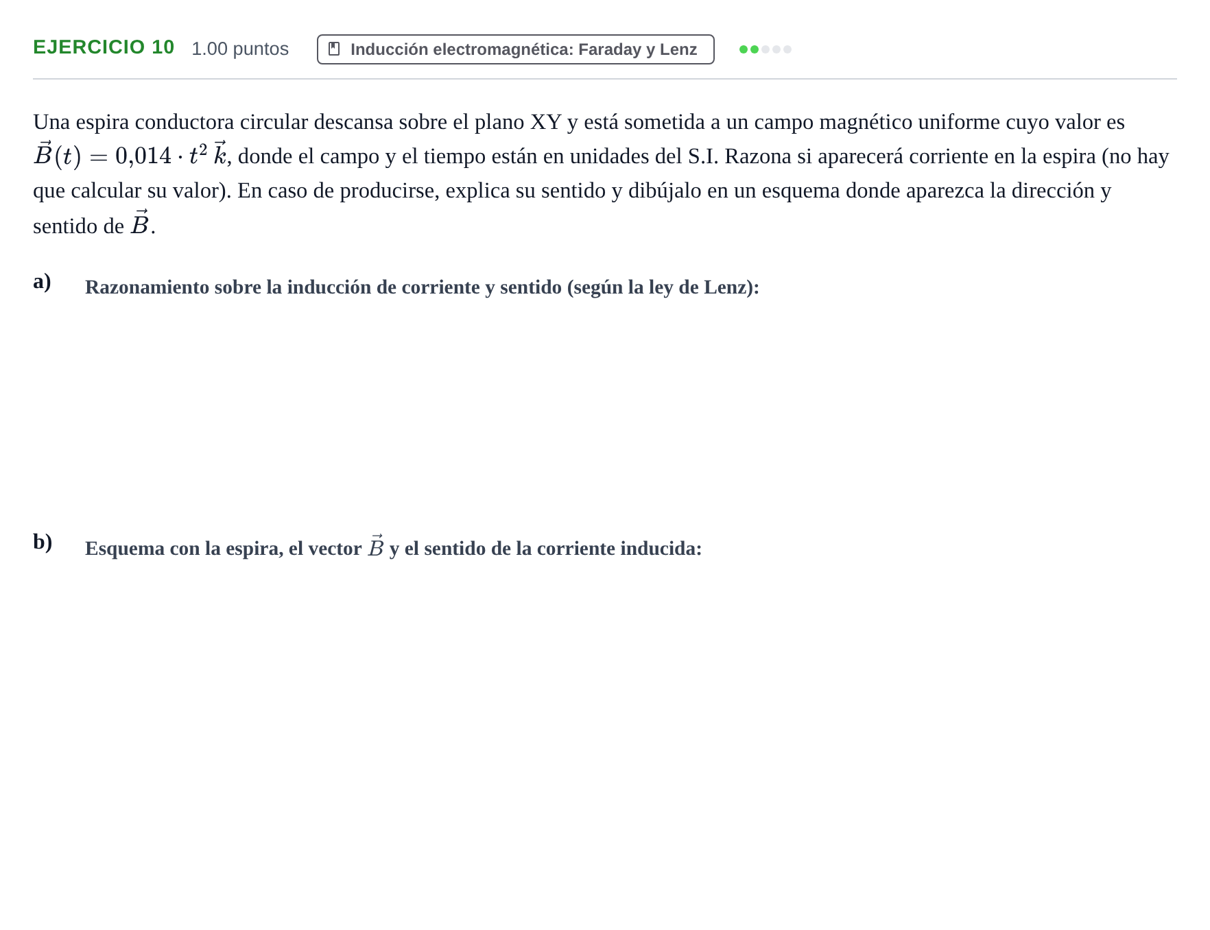 Enunciado: Problema 10 · Física PAU Castilla-La Mancha Ordinaria 2024