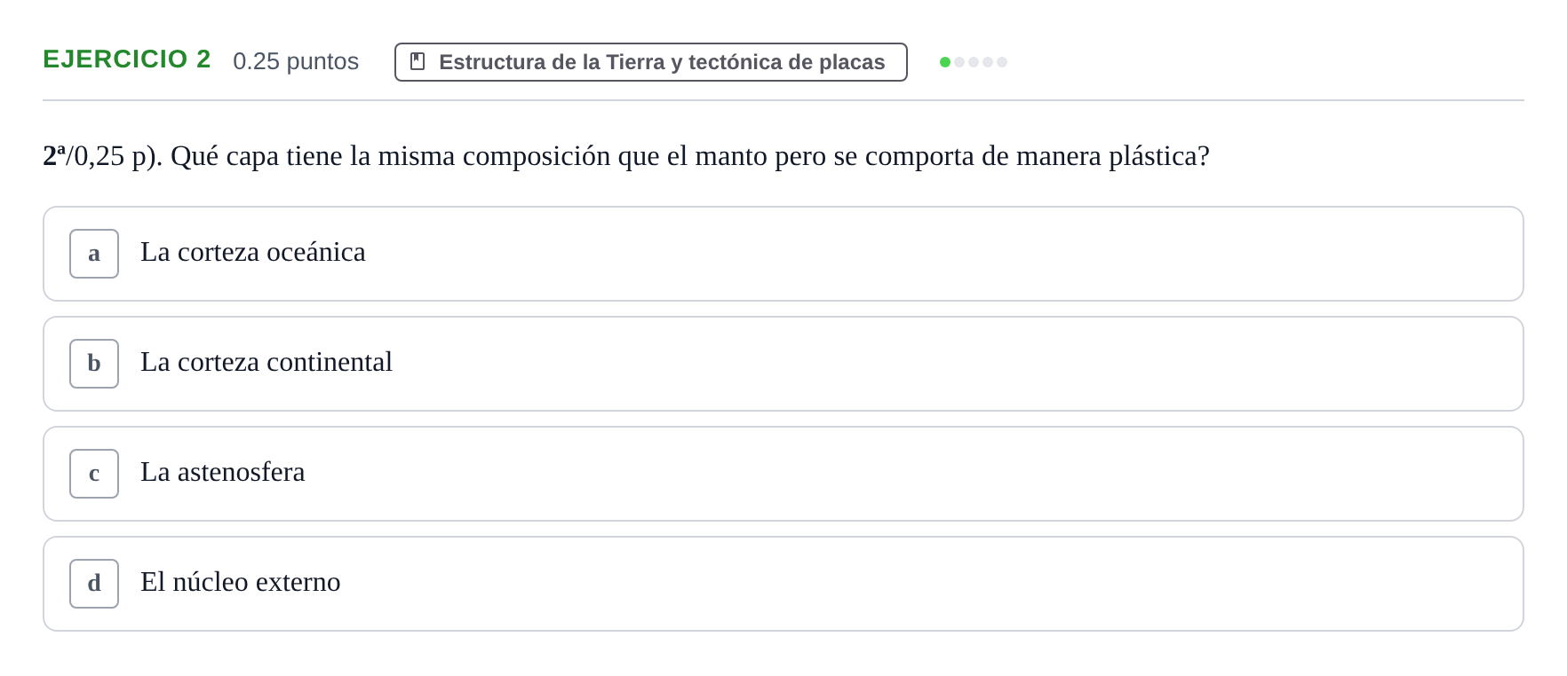 Enunciado: Problema 2 · Geología y Ciencias Ambientales PAU Castilla-La Mancha Ordinaria 2024