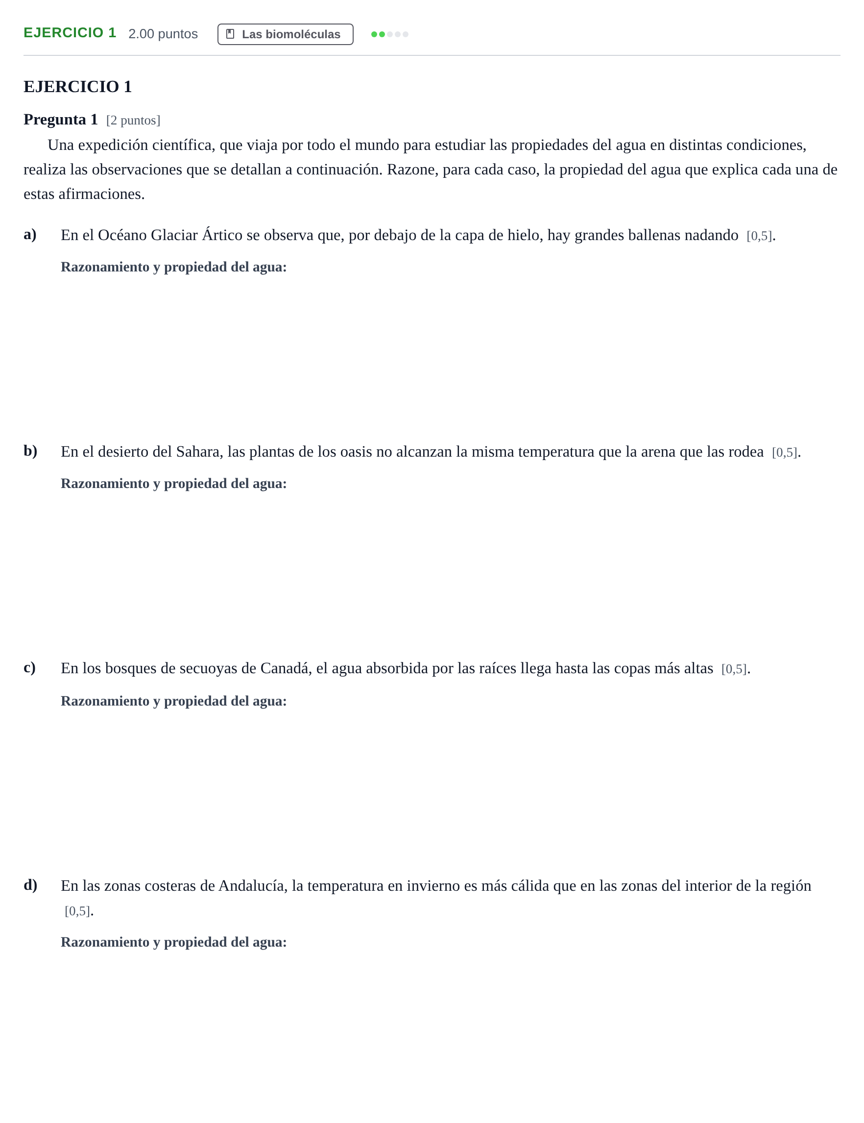 Enunciado: Problema 1 · Biología PAU Andalucía Extraordinaria Suplente 1 2025