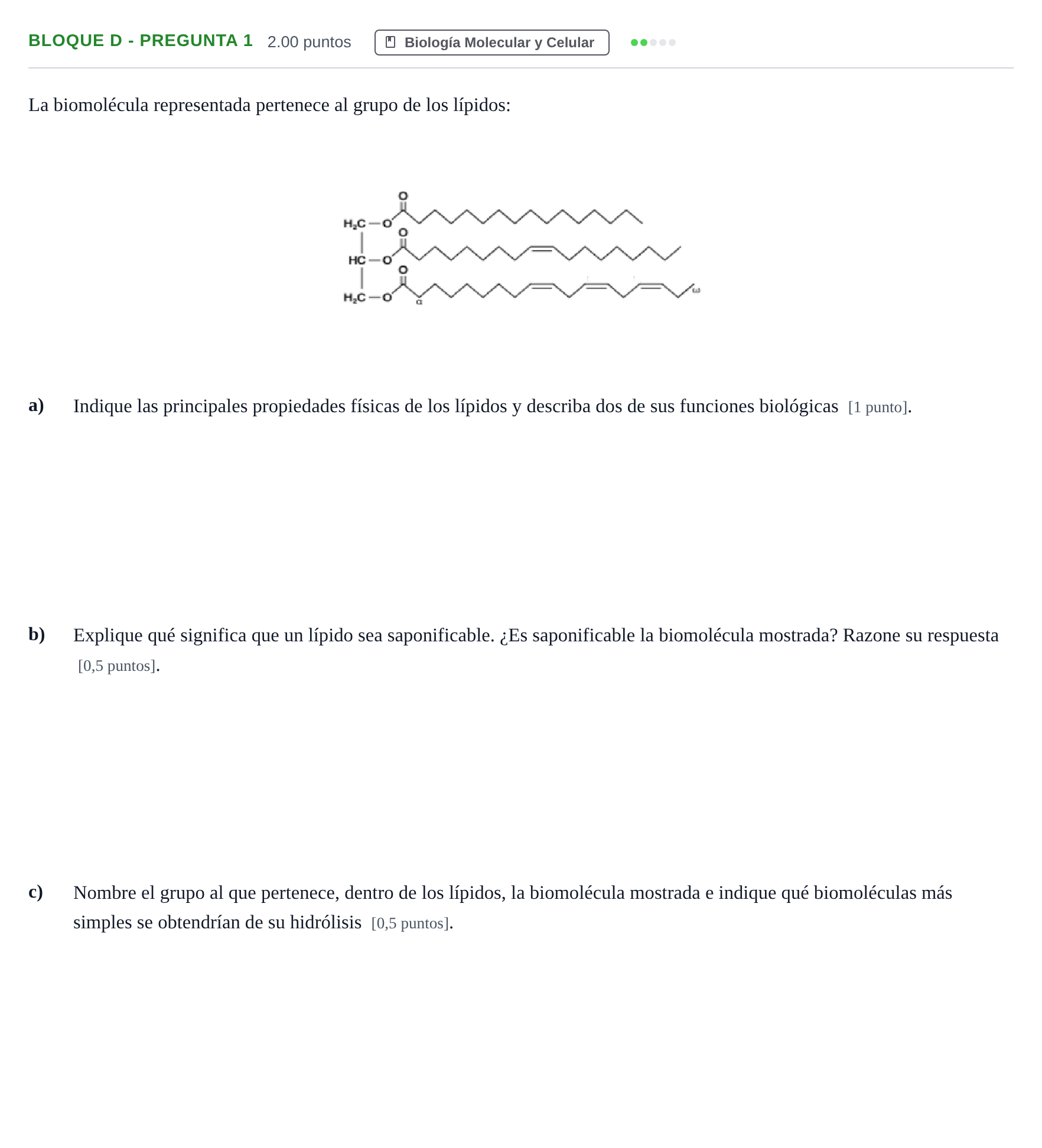 Enunciado: Bloque D - Pregunta 1 · Ciencias Generales PAU Andalucía Ordinaria Suplente 1 2025