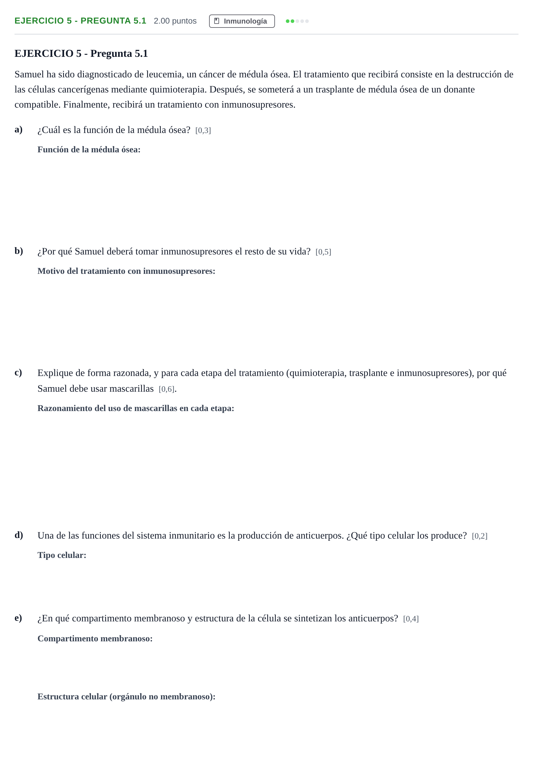 Enunciado: Ejercicio 5 - Pregunta 5.1 · Biología PAU Andalucía Ordinaria Suplente 1 2025