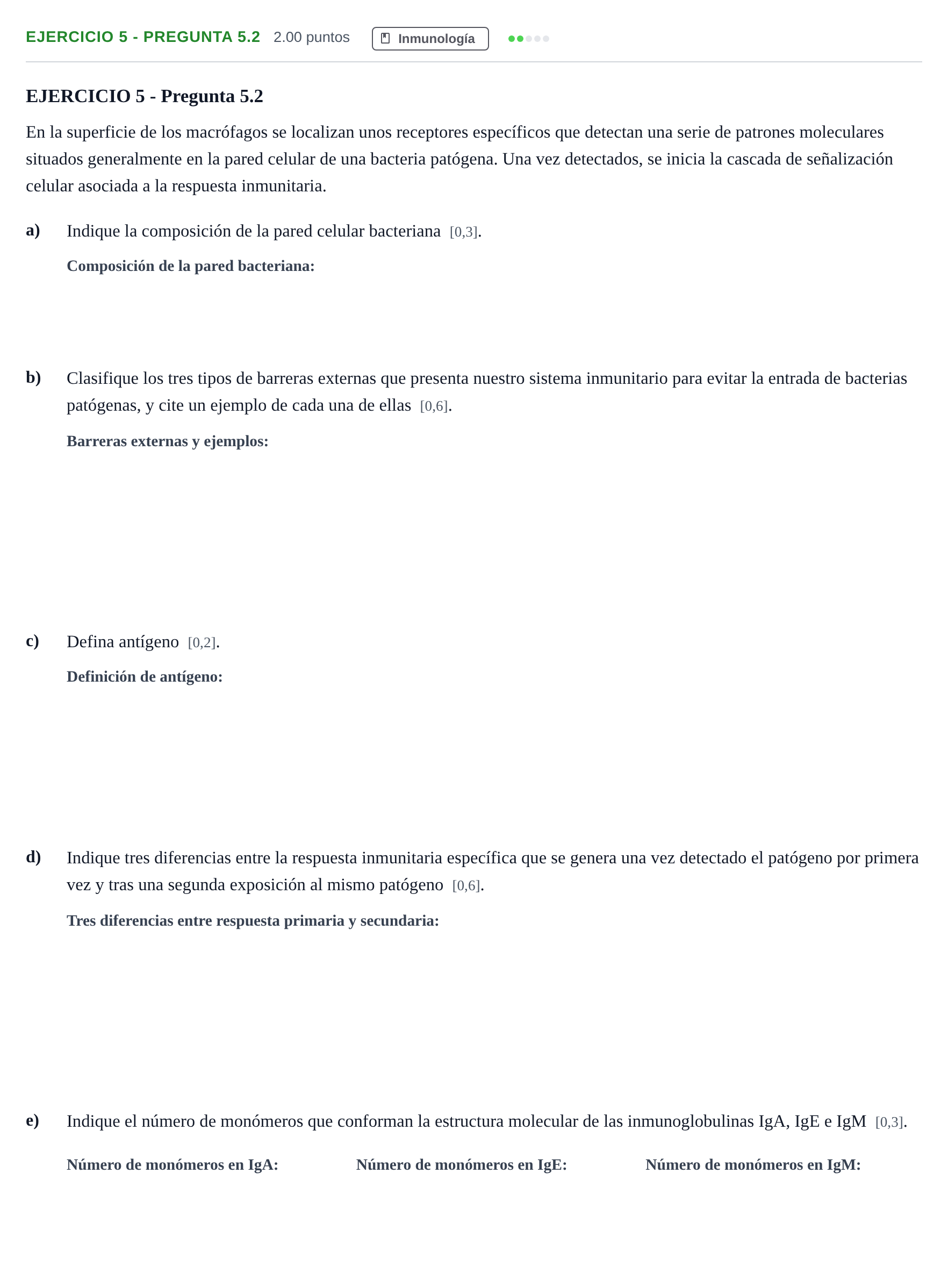 Enunciado: Ejercicio 5 - Pregunta 5.2 · Biología PAU Andalucía Ordinaria Suplente 1 2025