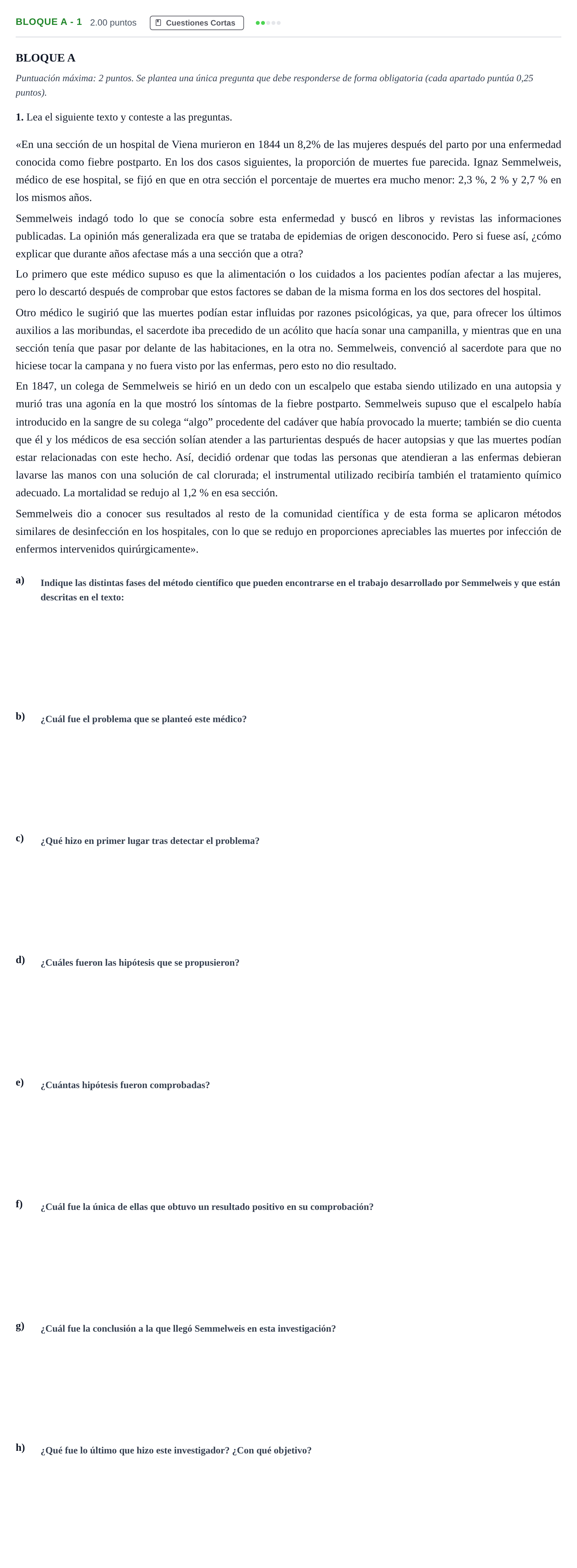 Enunciado: Bloque A - 1 · Ciencias Generales PAU Andalucía Extraordinaria Titular 2025