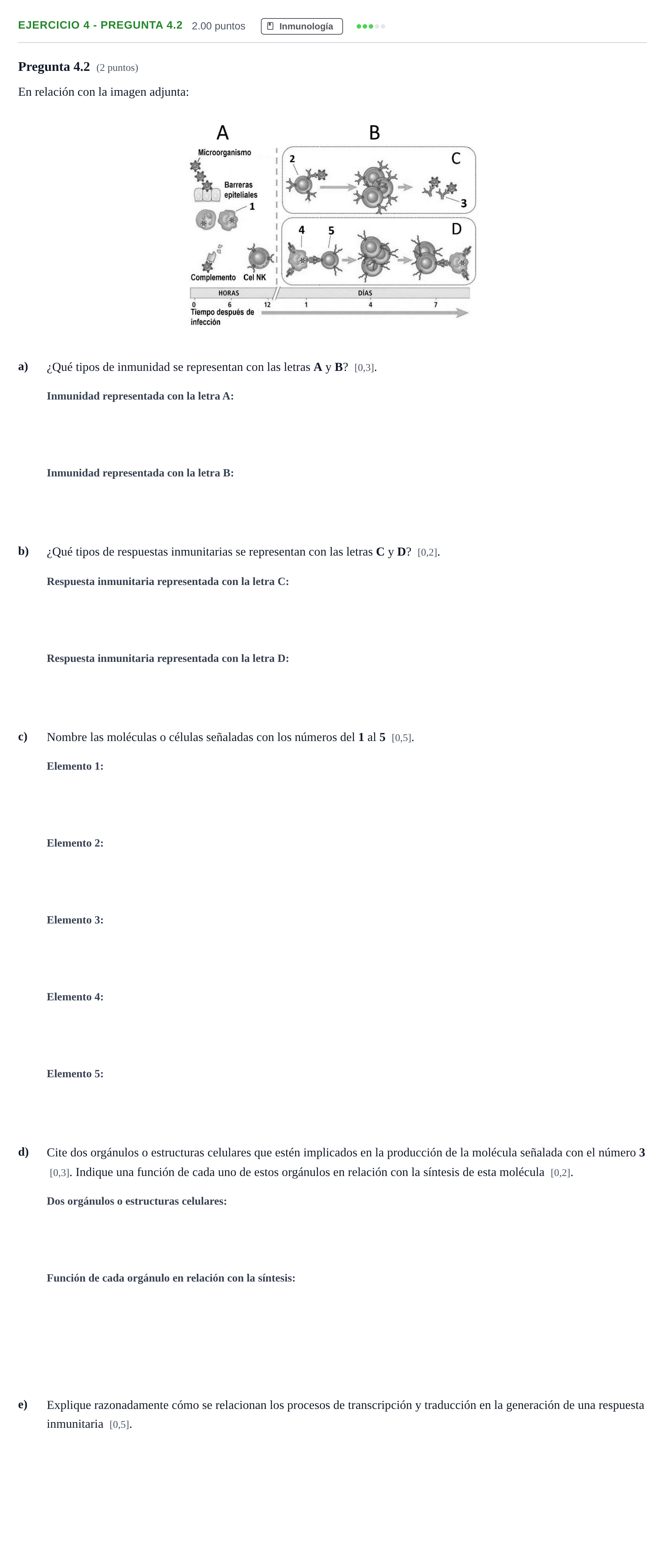 Enunciado: Ejercicio 4 - Pregunta 4.2 · Biología PAU Andalucía Ordinaria Titular 2025