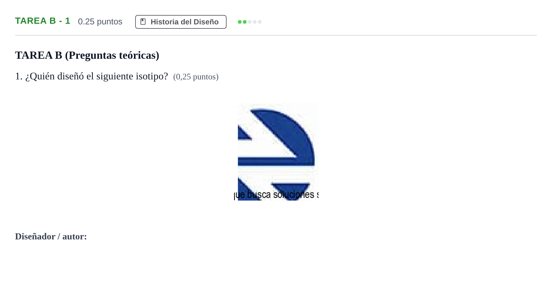 Enunciado: Tarea B - 1 · Diseño PAU Andalucía Extraordinaria Suplente 1 2025
