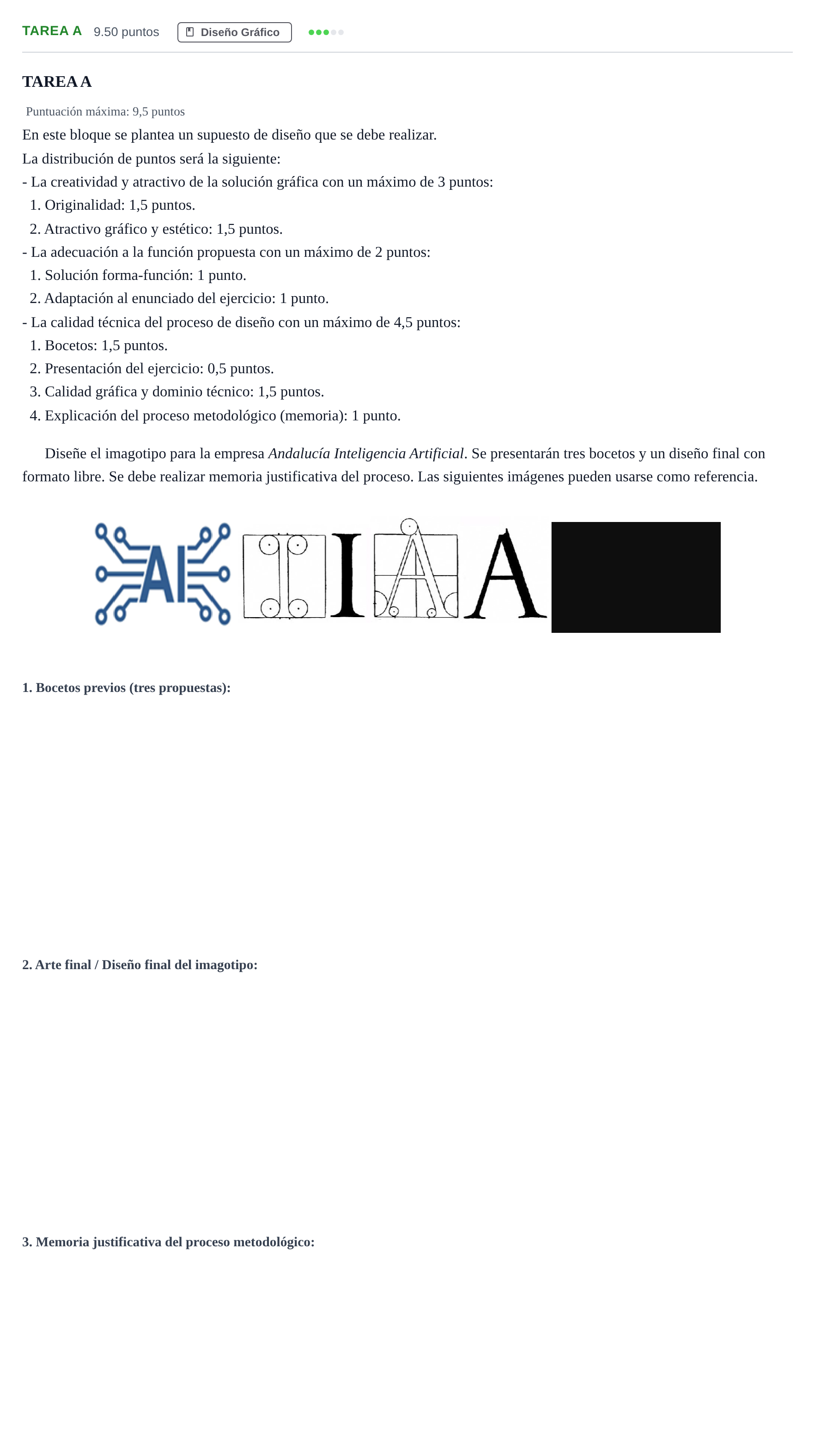 Enunciado: Tarea A · Diseño PAU Andalucía Ordinaria Titular 2025