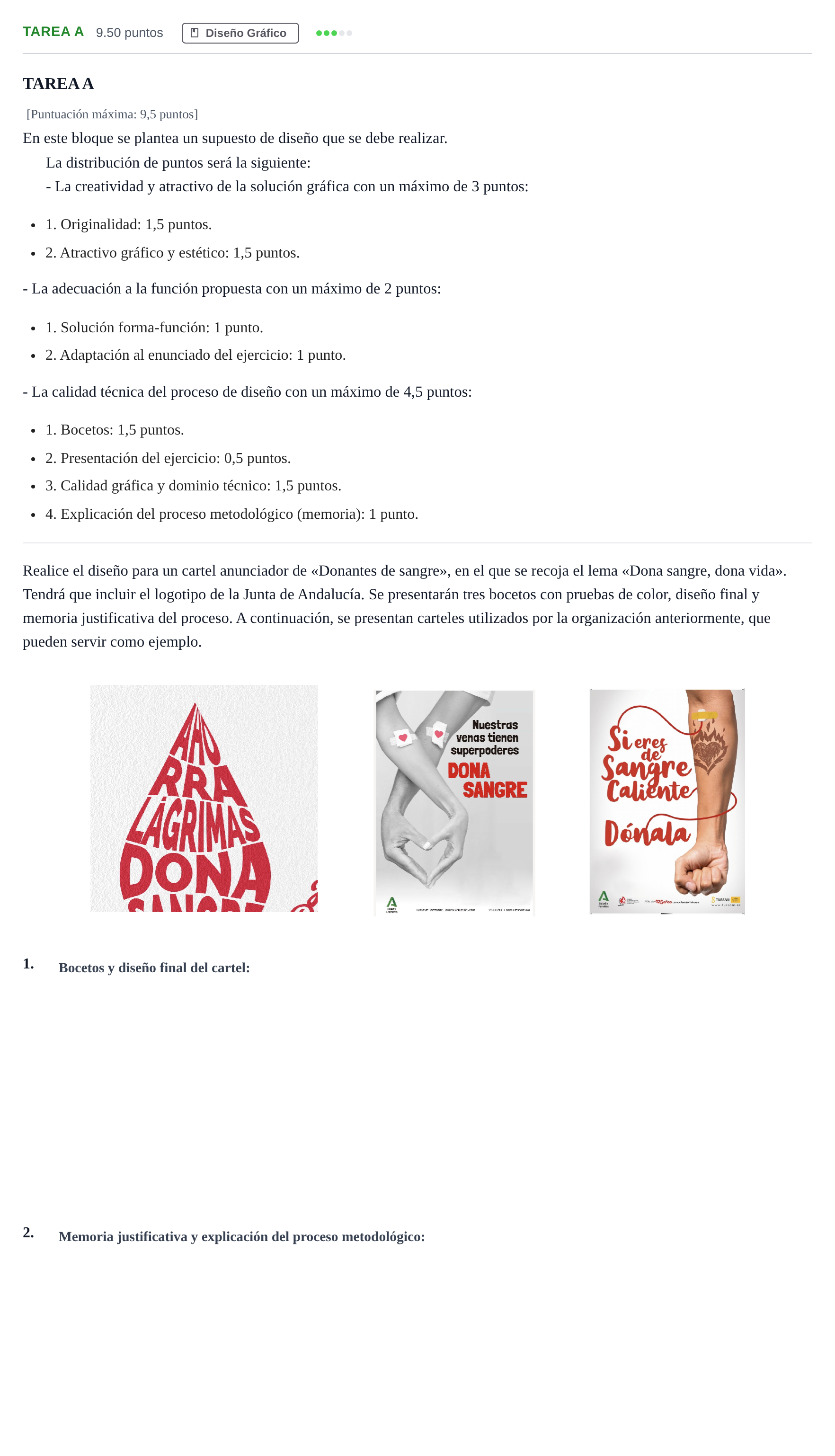 Enunciado: Tarea A · Diseño PAU Andalucía Extraordinaria Titular 2025