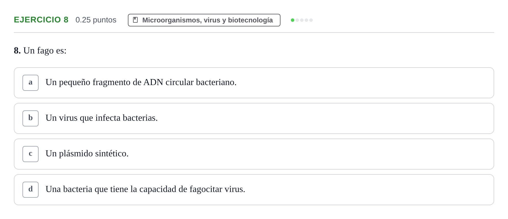 Enunciado: Problema 8 · Biología PAU Castilla-La Mancha Extraordinaria 2023