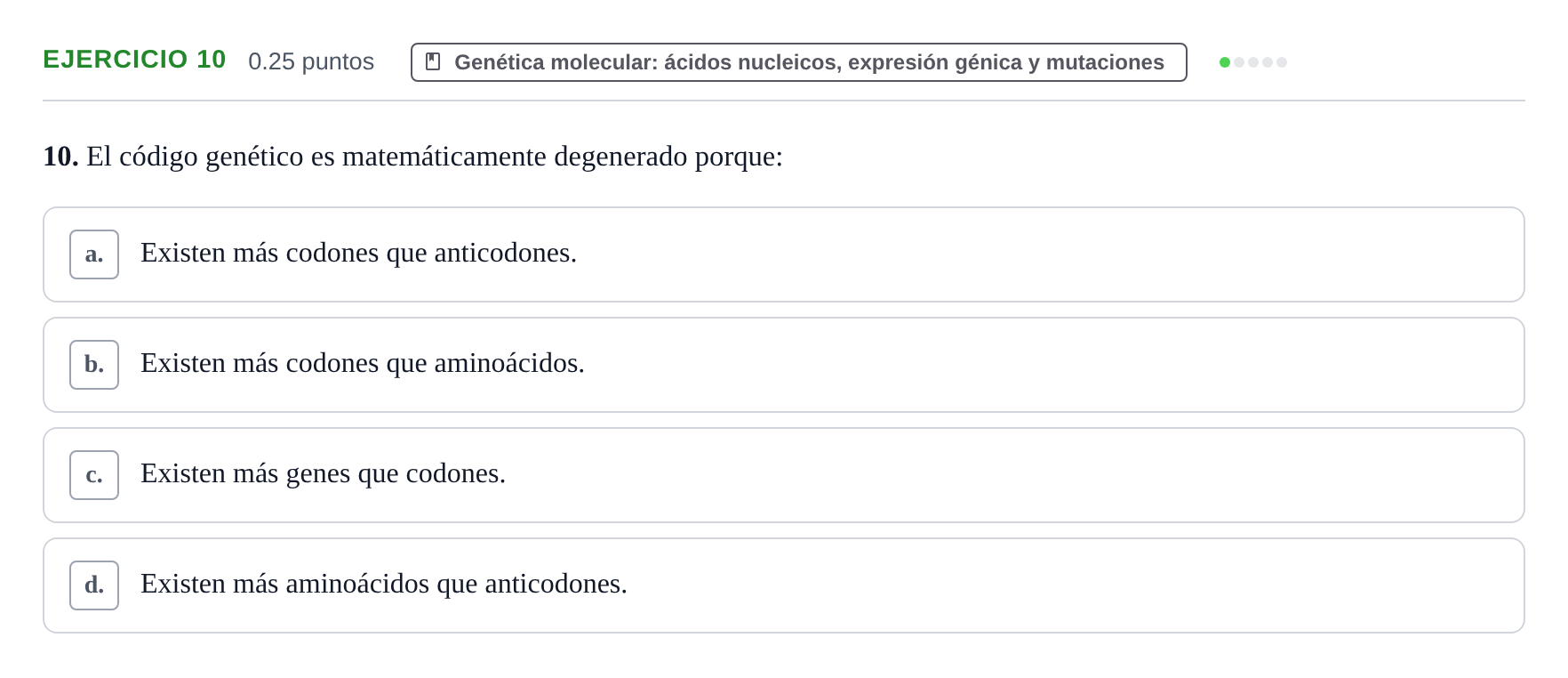Enunciado: Problema 10 · Biología PAU Castilla-La Mancha Ordinaria 2023