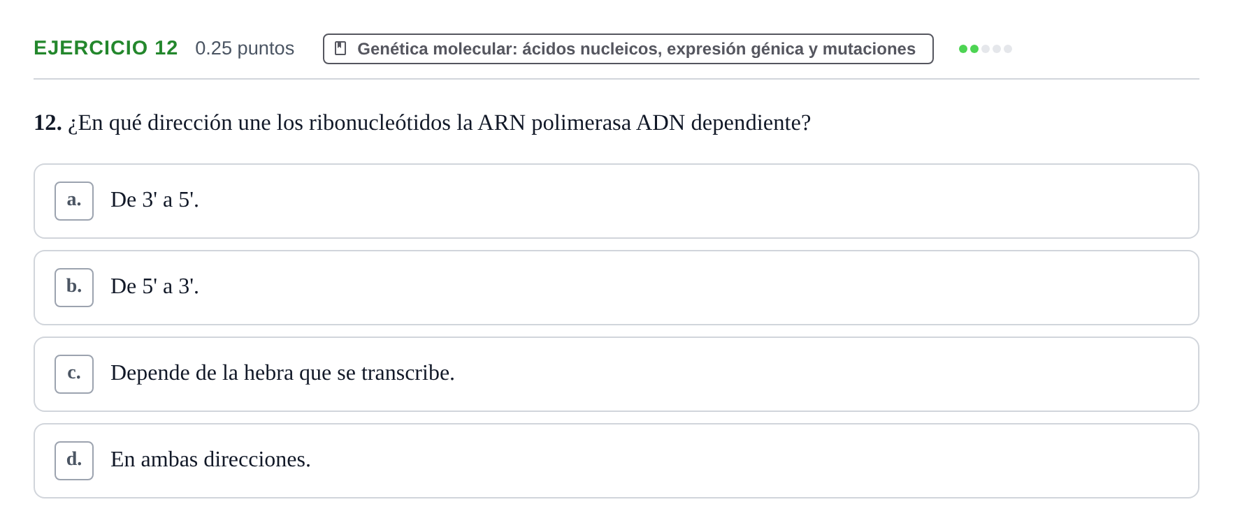 Enunciado: Problema 12 · Biología PAU Castilla-La Mancha Ordinaria 2023