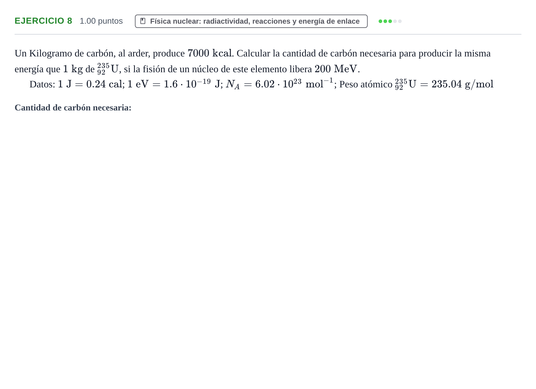 Enunciado: Problema 8 · Física PAU Castilla-La Mancha Extraordinaria 2023