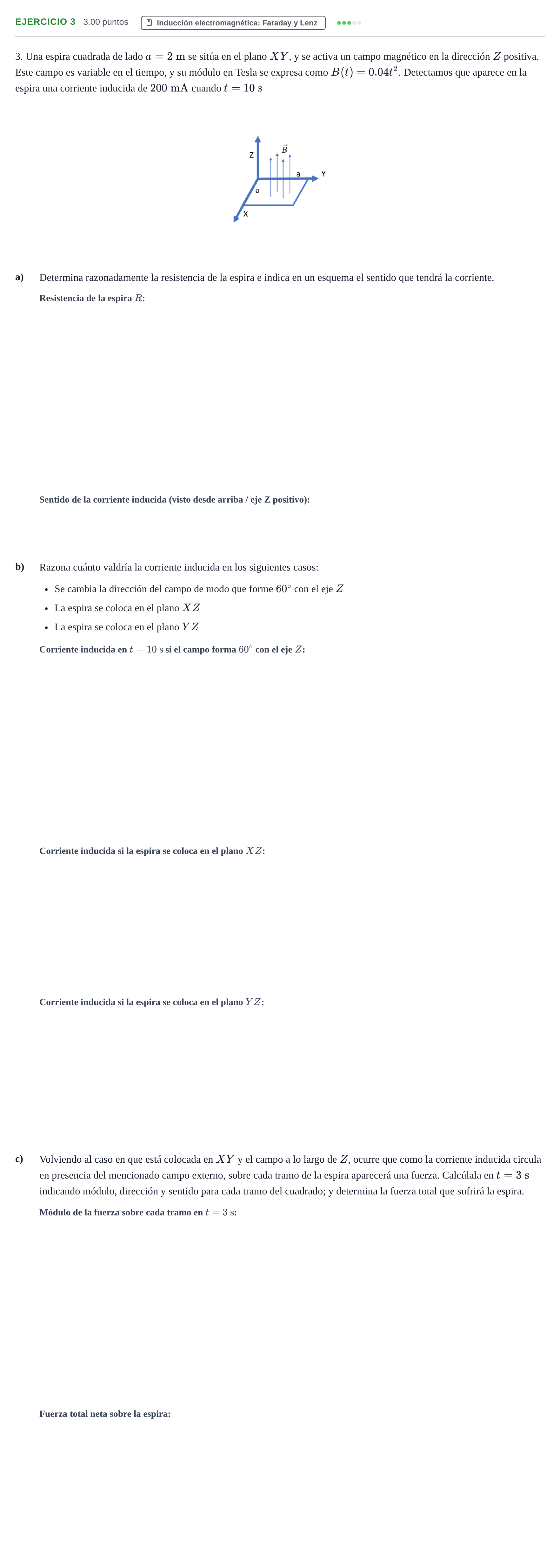 Enunciado: Problema 3 · Física PAU Castilla-La Mancha Ordinaria 2023