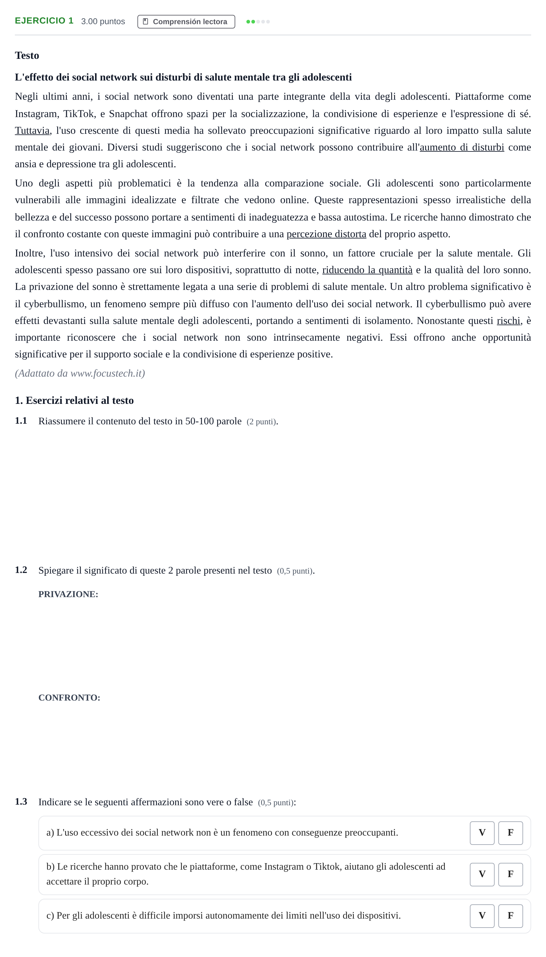 Enunciado: Problema 1 · Italiano PAU Andalucía Ordinaria Titular (Acceso) 2025