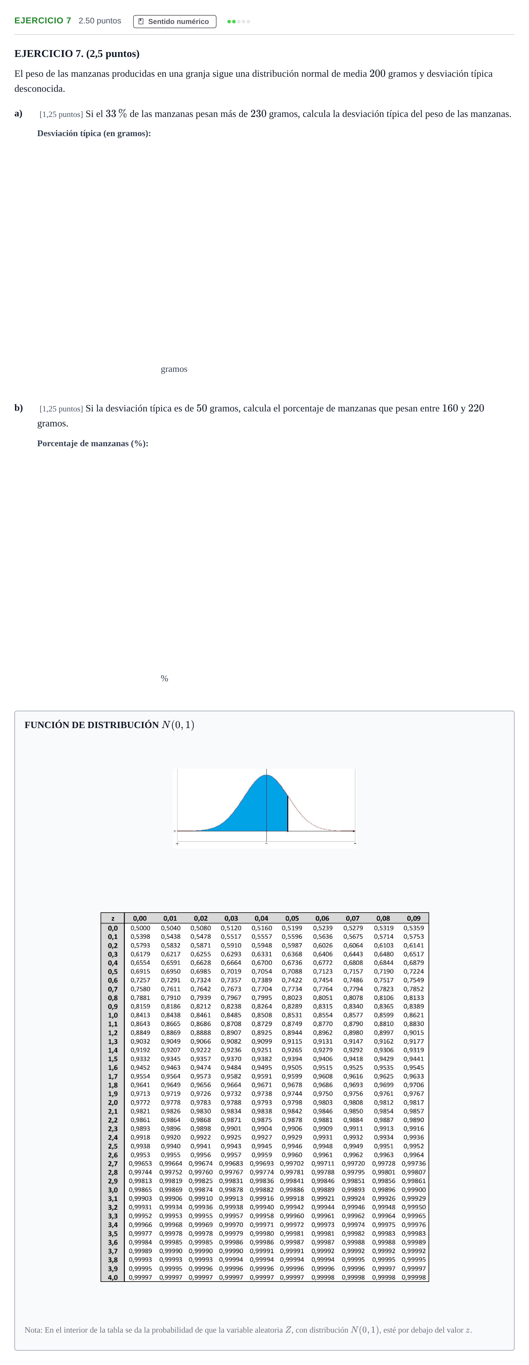 Enunciado: EJERCICIO 7 · Matemáticas II PAU Andalucía Extraordinaria Suplente 1 2025