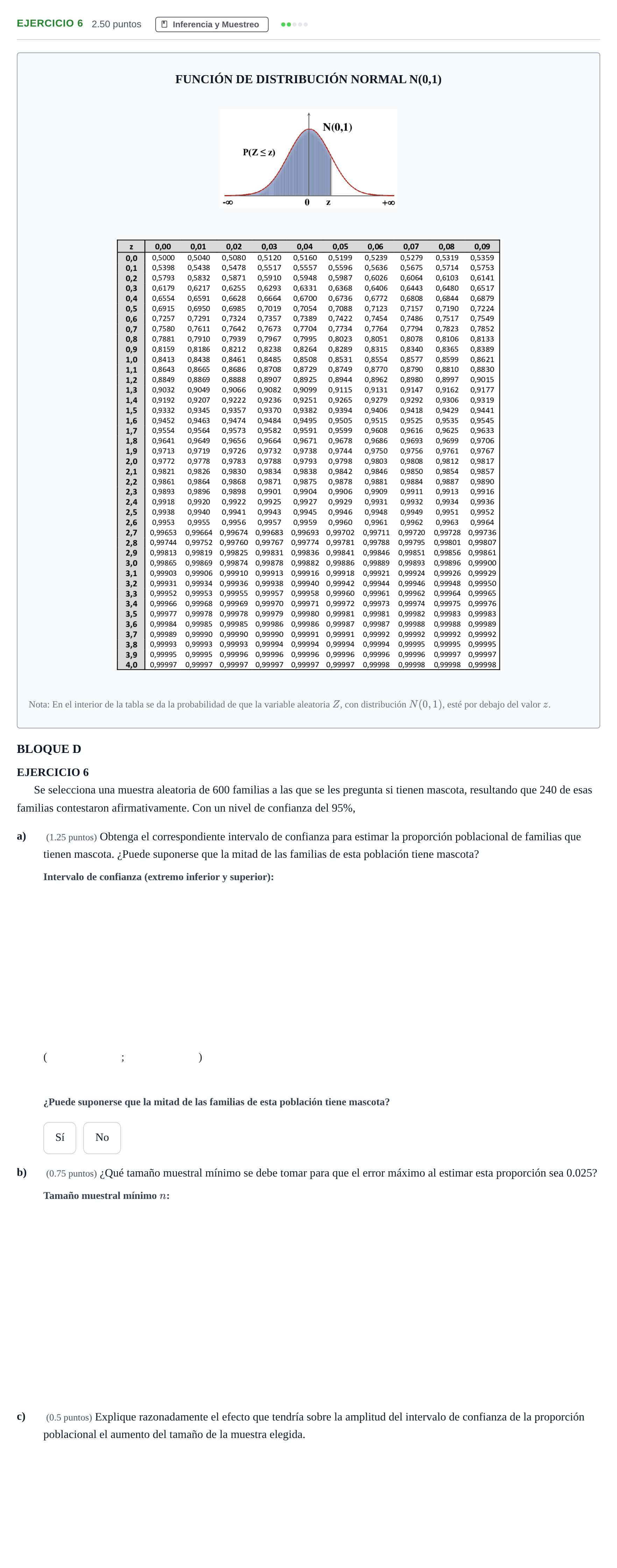Enunciado: Ejercicio 6 · Matemáticas aplicadas a las Ciencias Sociales II PAU Andalucía Extraordinaria Suplente 2 2025