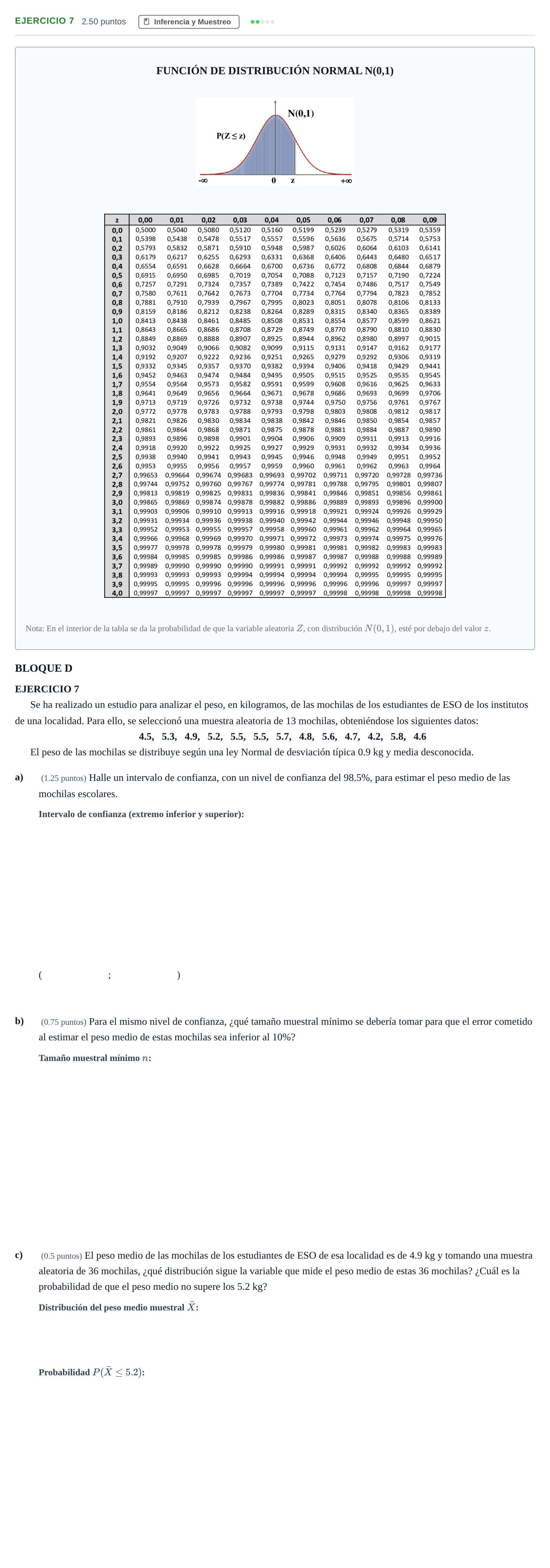Enunciado: Ejercicio 7 · Matemáticas aplicadas a las Ciencias Sociales II PAU Andalucía Extraordinaria Suplente 2 2025