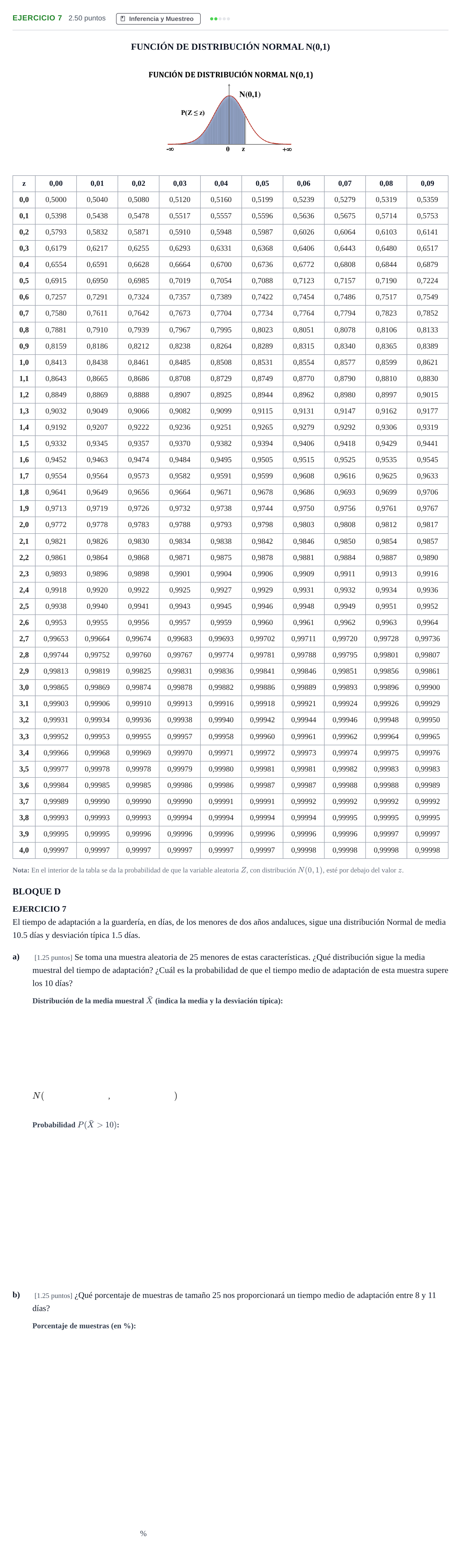 Enunciado: Ejercicio 7 · Matemáticas aplicadas a las Ciencias Sociales II PAU Andalucía Extraordinaria Titular 2025