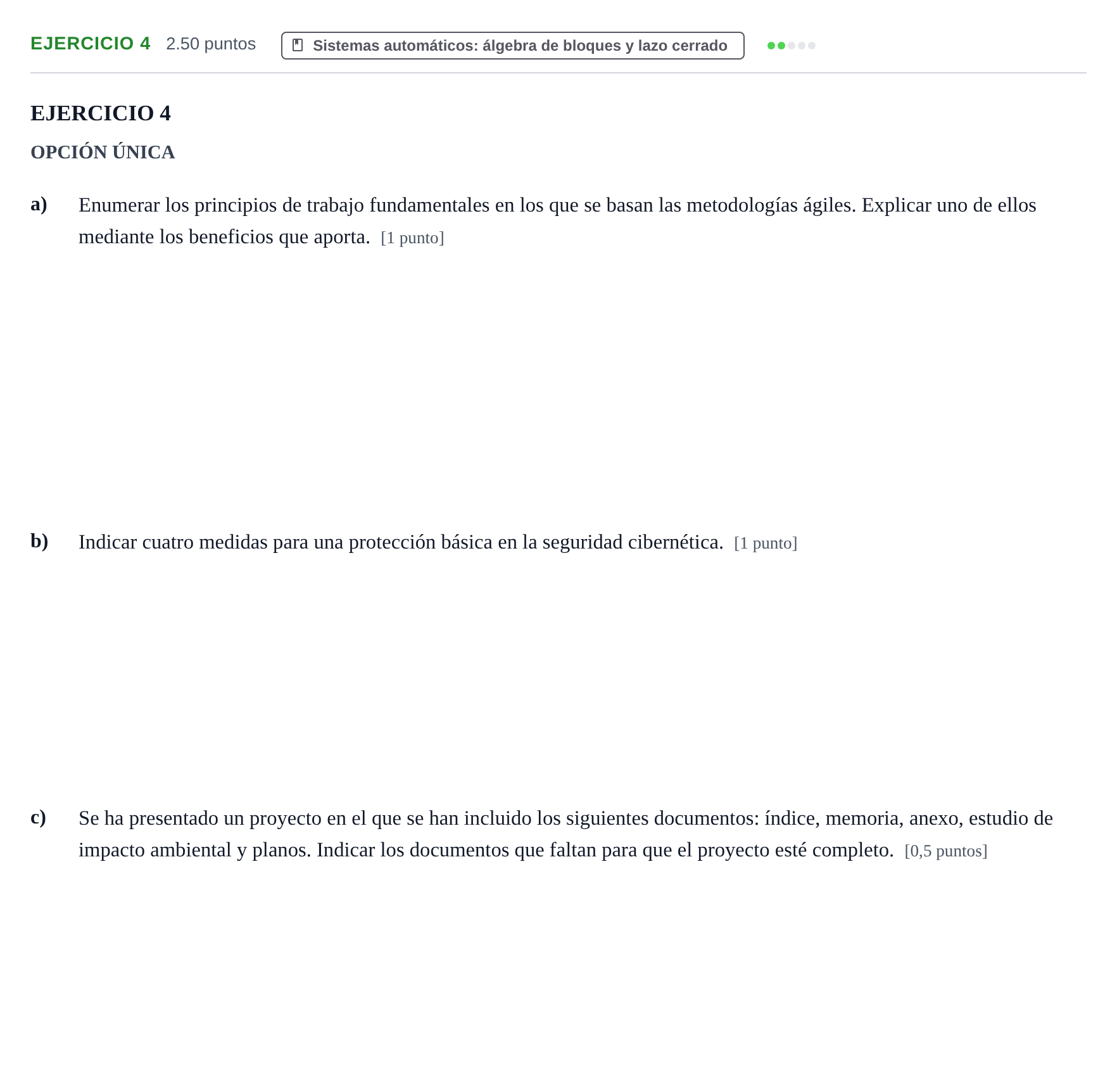 Enunciado: Ejercicio 4 · Tecnología e Ingeniería II PAU Andalucía Extraordinaria Suplente 1 2025