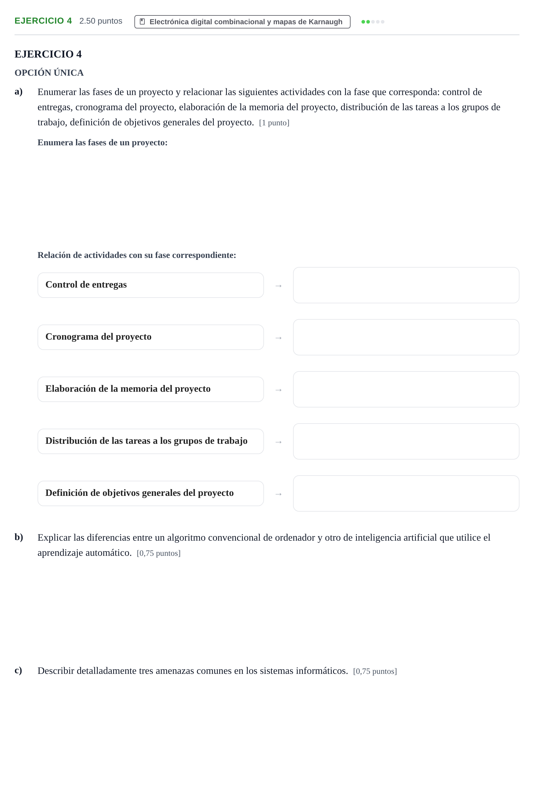 Enunciado: Ejercicio 4 · Tecnología e Ingeniería II PAU Andalucía Ordinaria Suplente 1 2025