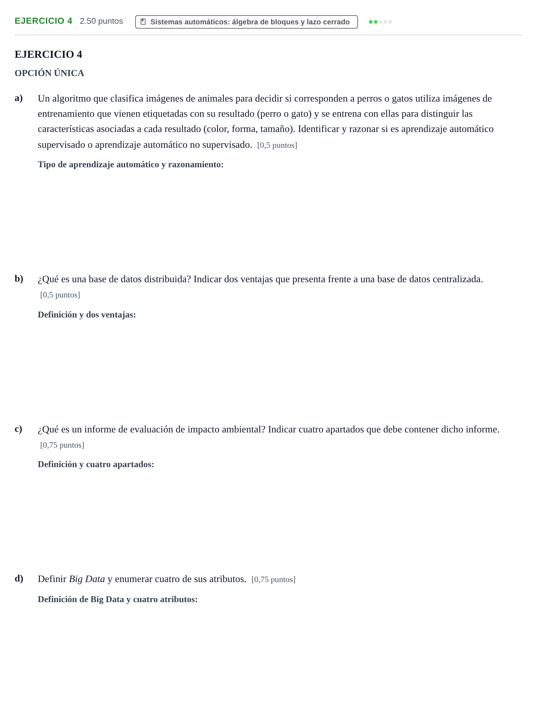 Enunciado: Ejercicio 4 · Tecnología e Ingeniería II PAU Andalucía Ordinaria Suplente 2 2025