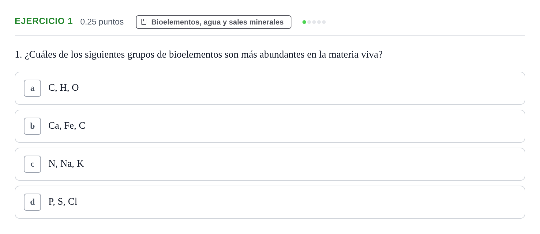 Enunciado: Problema 1 · Biología PAU Castilla-La Mancha Ordinaria 2022