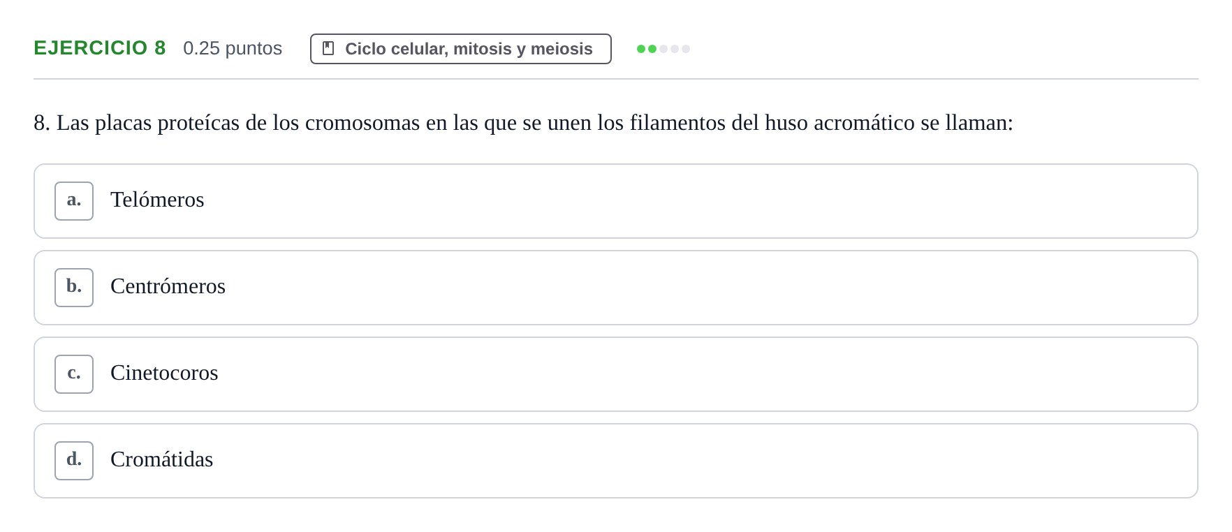 Enunciado: Problema 8 · Biología PAU Castilla-La Mancha Ordinaria 2022