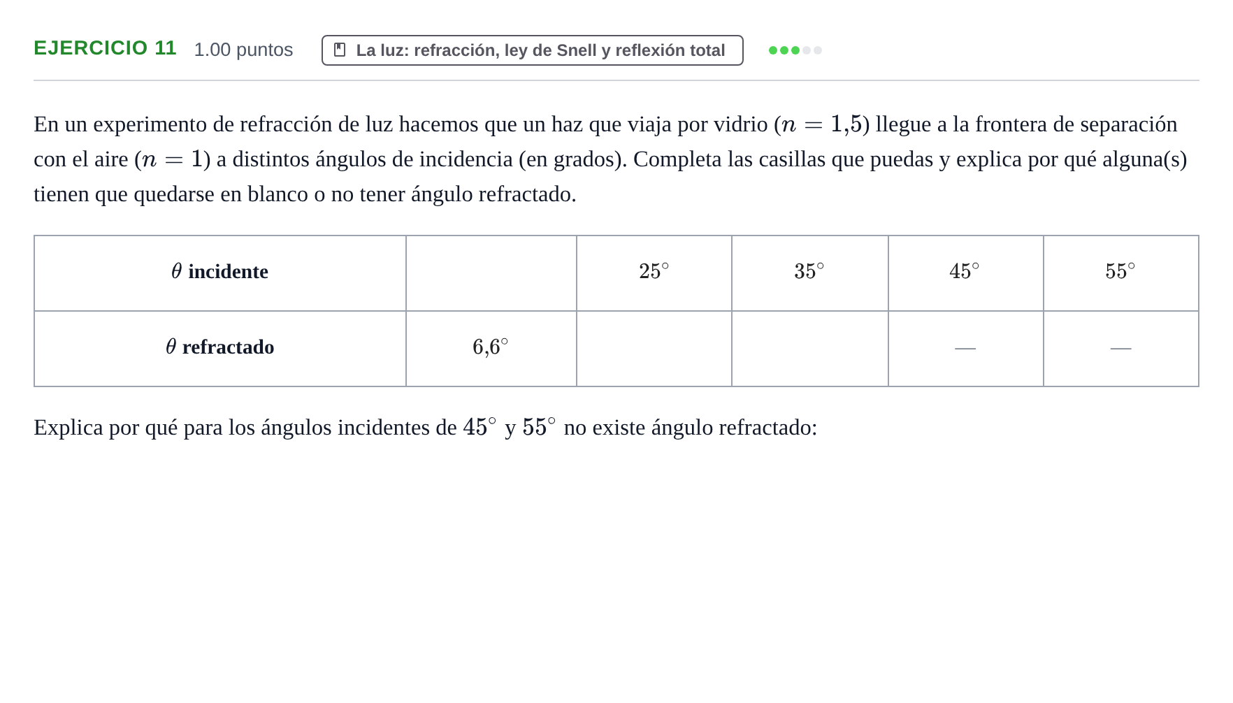 Enunciado: Problema 11 · Física PAU Castilla-La Mancha Ordinaria 2022