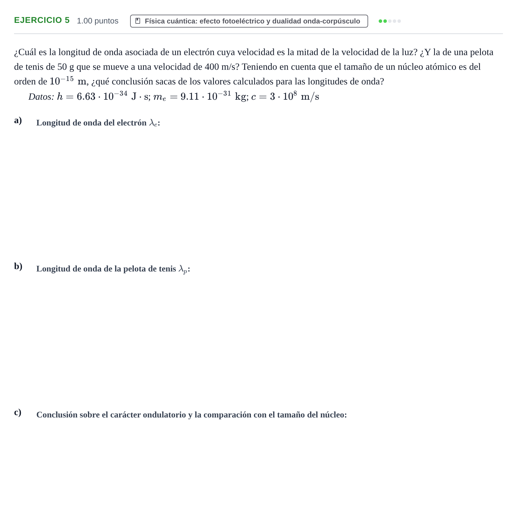Enunciado: Problema 5 · Física PAU Castilla-La Mancha Ordinaria 2022