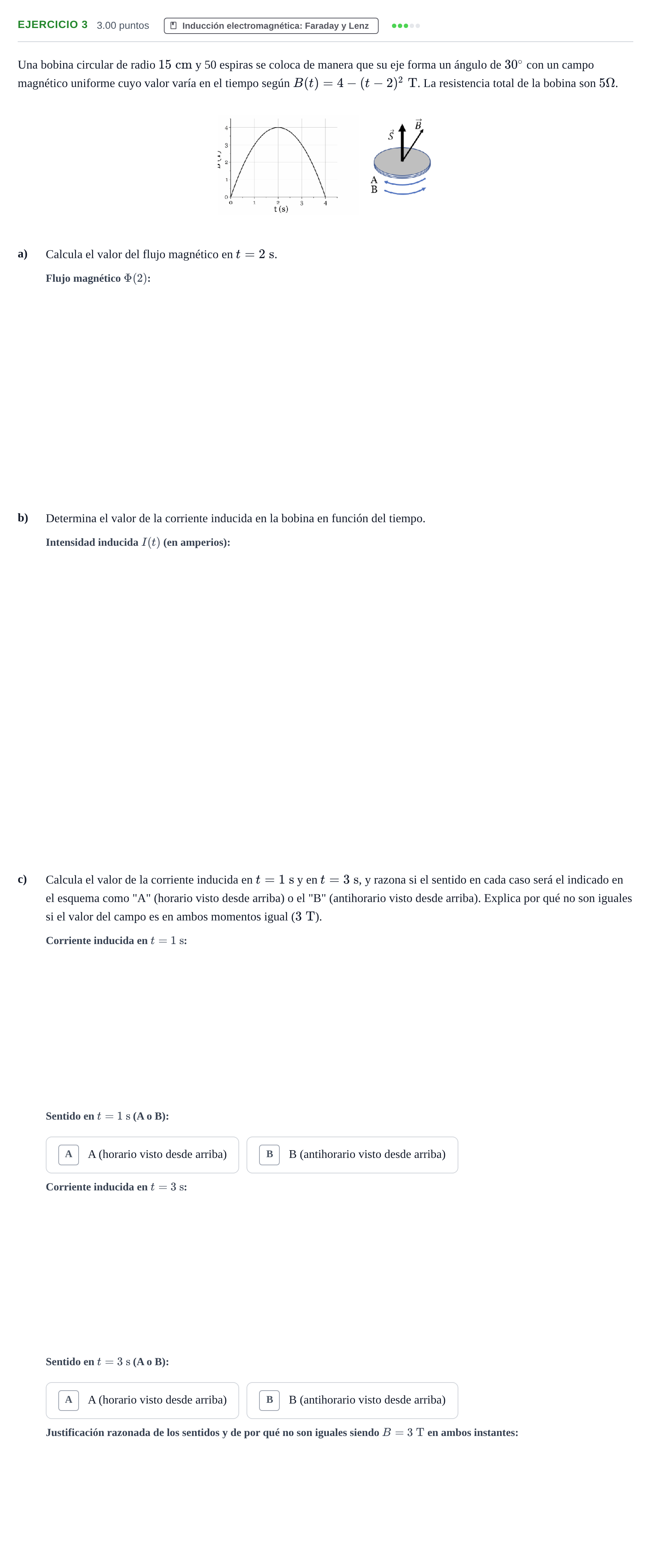 Enunciado: Problema 3 · Física PAU Castilla-La Mancha Ordinaria 2022