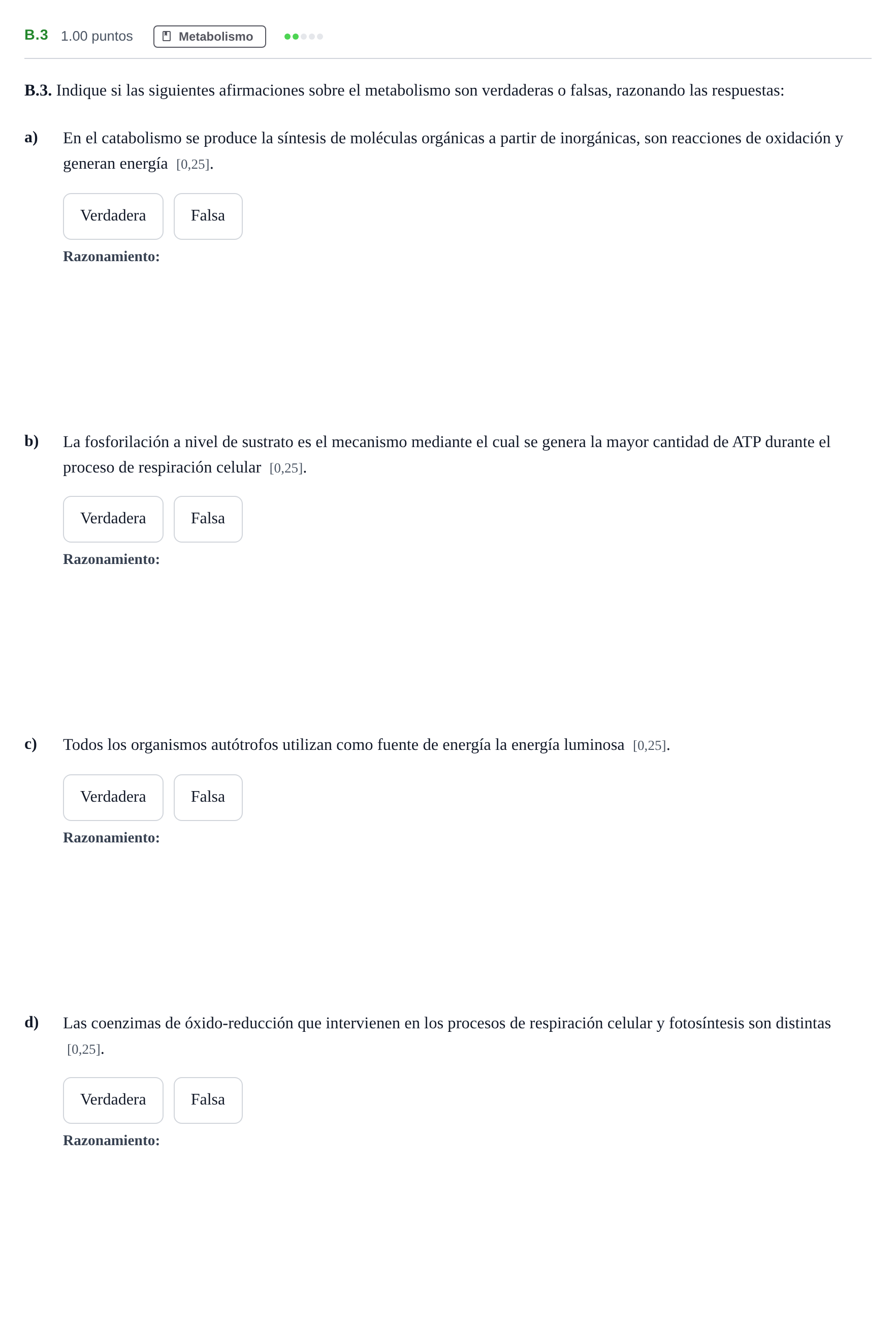 Enunciado: Ejercicio B.3 · Biología PAU Andalucía Ordinaria Titular 2024