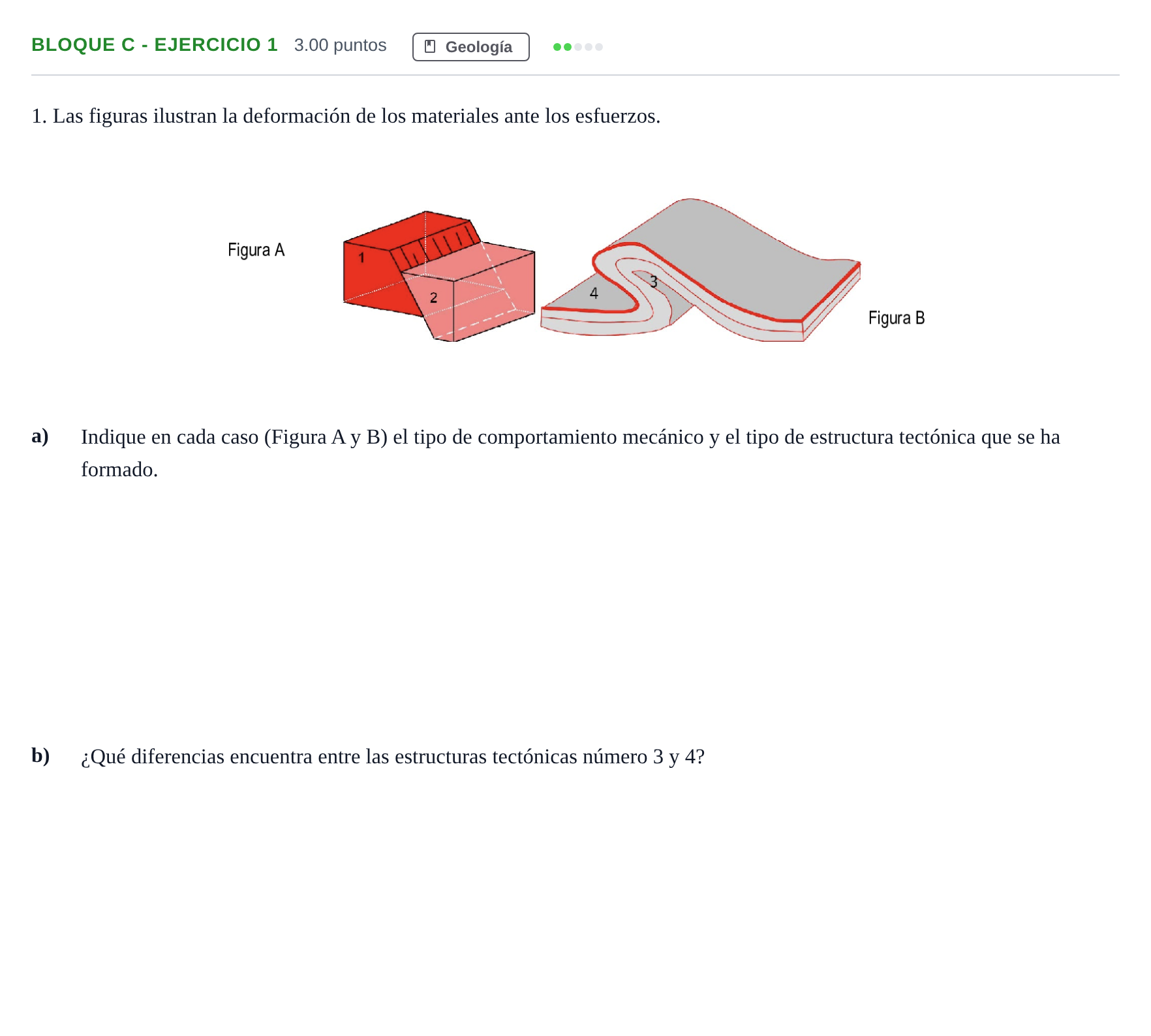 Enunciado: Bloque C - Ejercicio 1 · Ciencias Generales PAU Andalucía Extraordinaria Reserva 2024