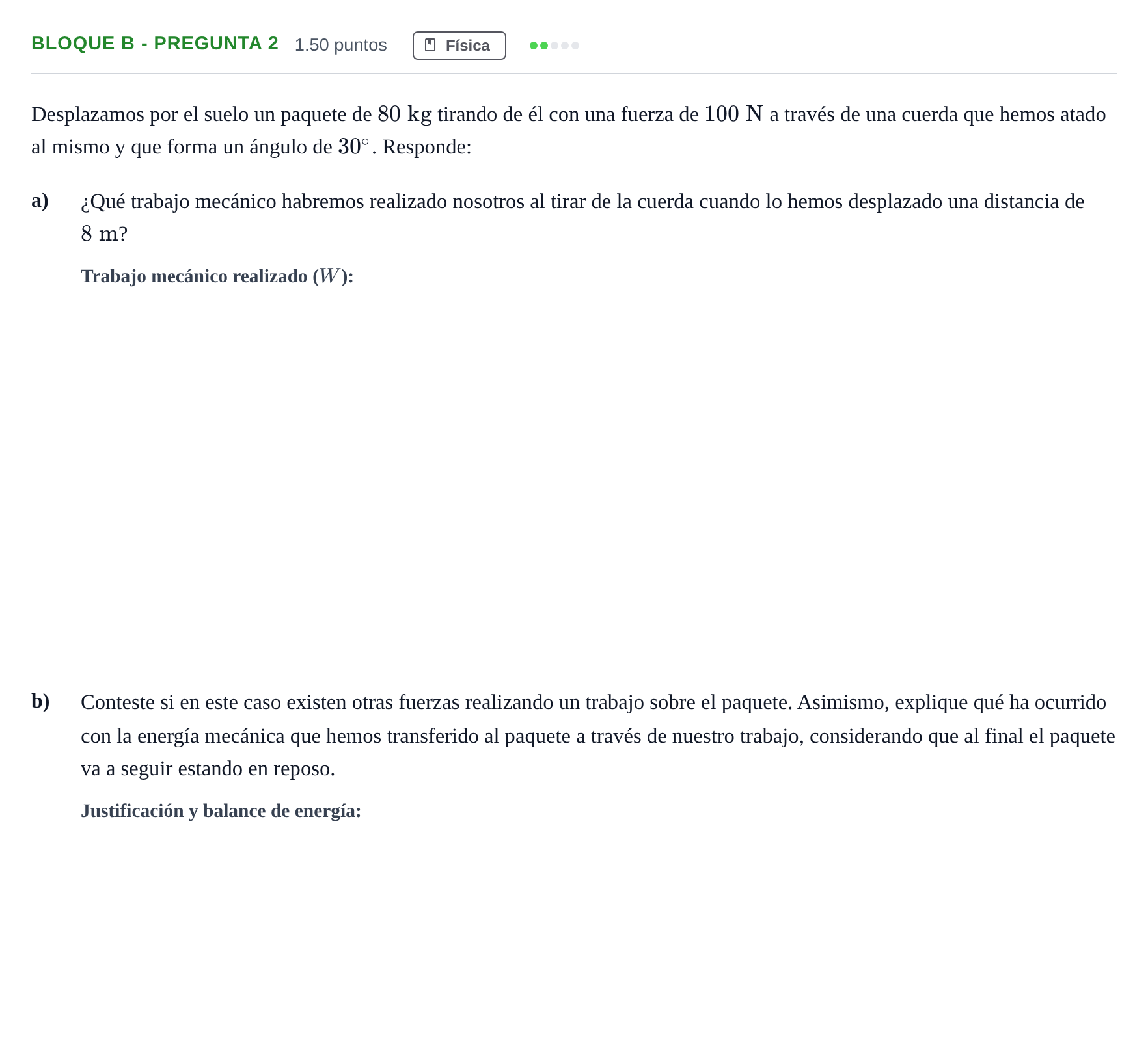 Enunciado: Bloque B - Pregunta 2 · Ciencias Generales PAU Andalucía Ordinaria Reserva 2024