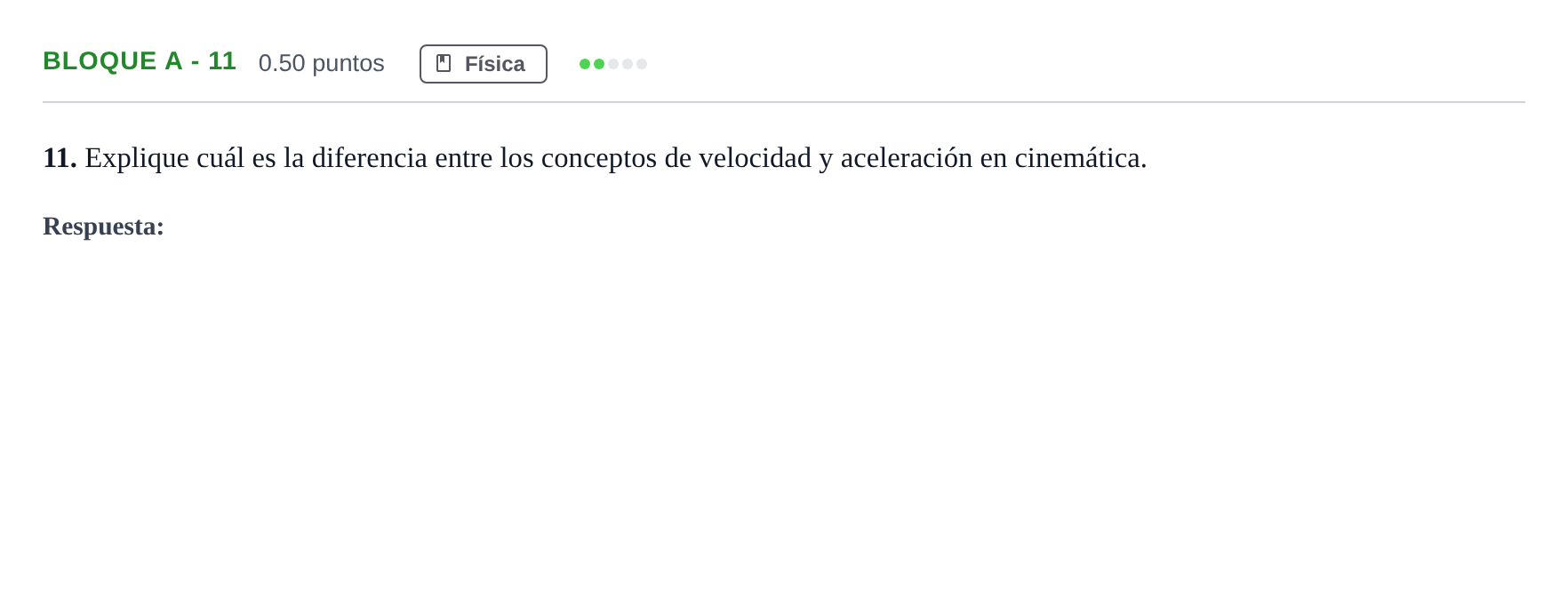 Enunciado: Bloque A - 11 · Ciencias Generales PAU Andalucía Ordinaria Suplente 2024