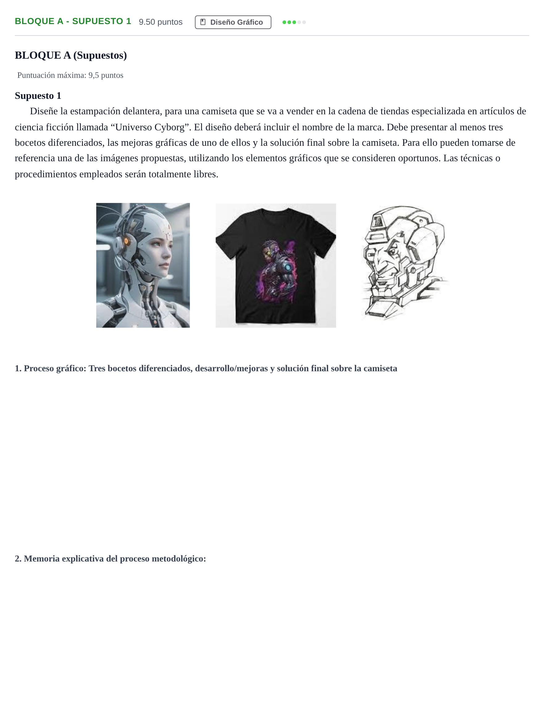 Enunciado: Bloque A - Supuesto 1 · Diseño PAU Andalucía Extraordinaria Titular 2024
