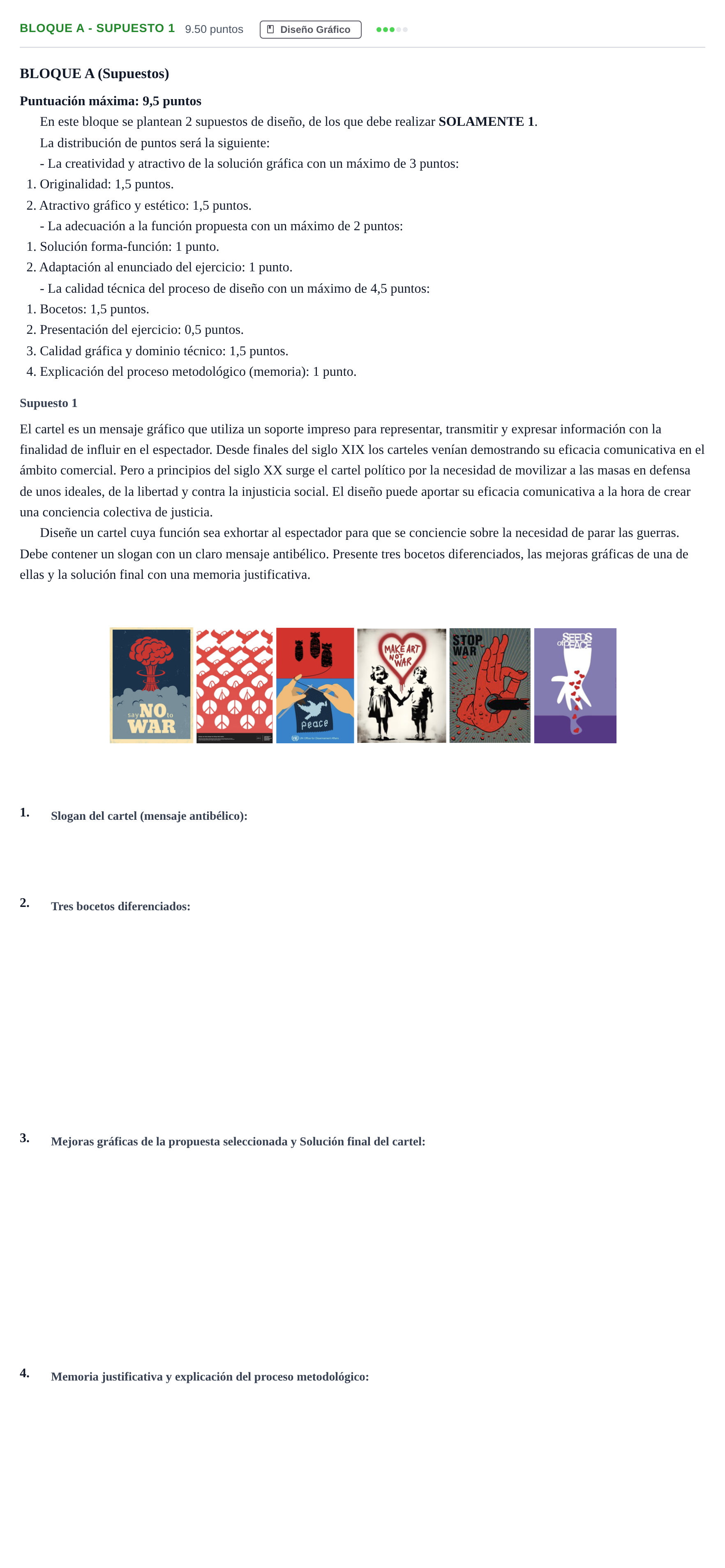 Enunciado: Bloque A - Supuesto 1 · Diseño PAU Andalucía Extraordinaria Suplente 2024
