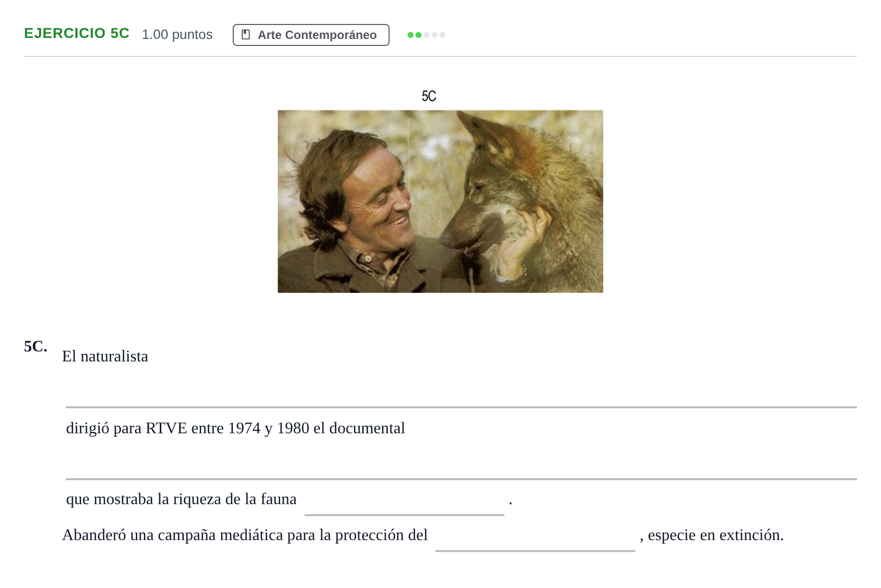 Enunciado: Ejercicio 5C · Fundamentos Artísticos PAU Andalucía Extraordinaria Titular (LOMCE) 2024