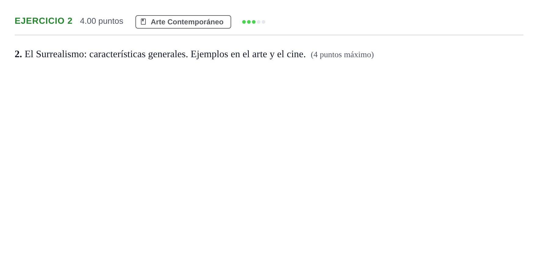 Enunciado: Problema 2 · Fundamentos Artísticos PAU Andalucía Extraordinaria Titular 2024