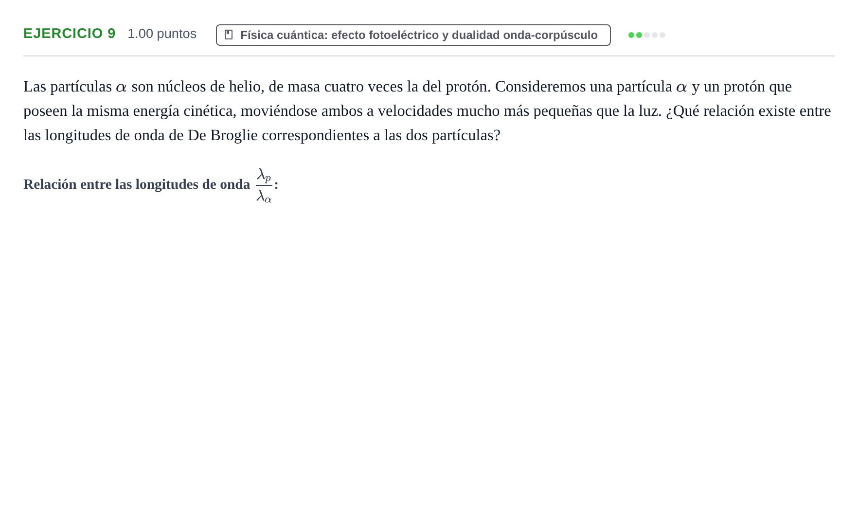 Enunciado: Problema 9 · Física PAU Castilla-La Mancha Extraordinaria 2021