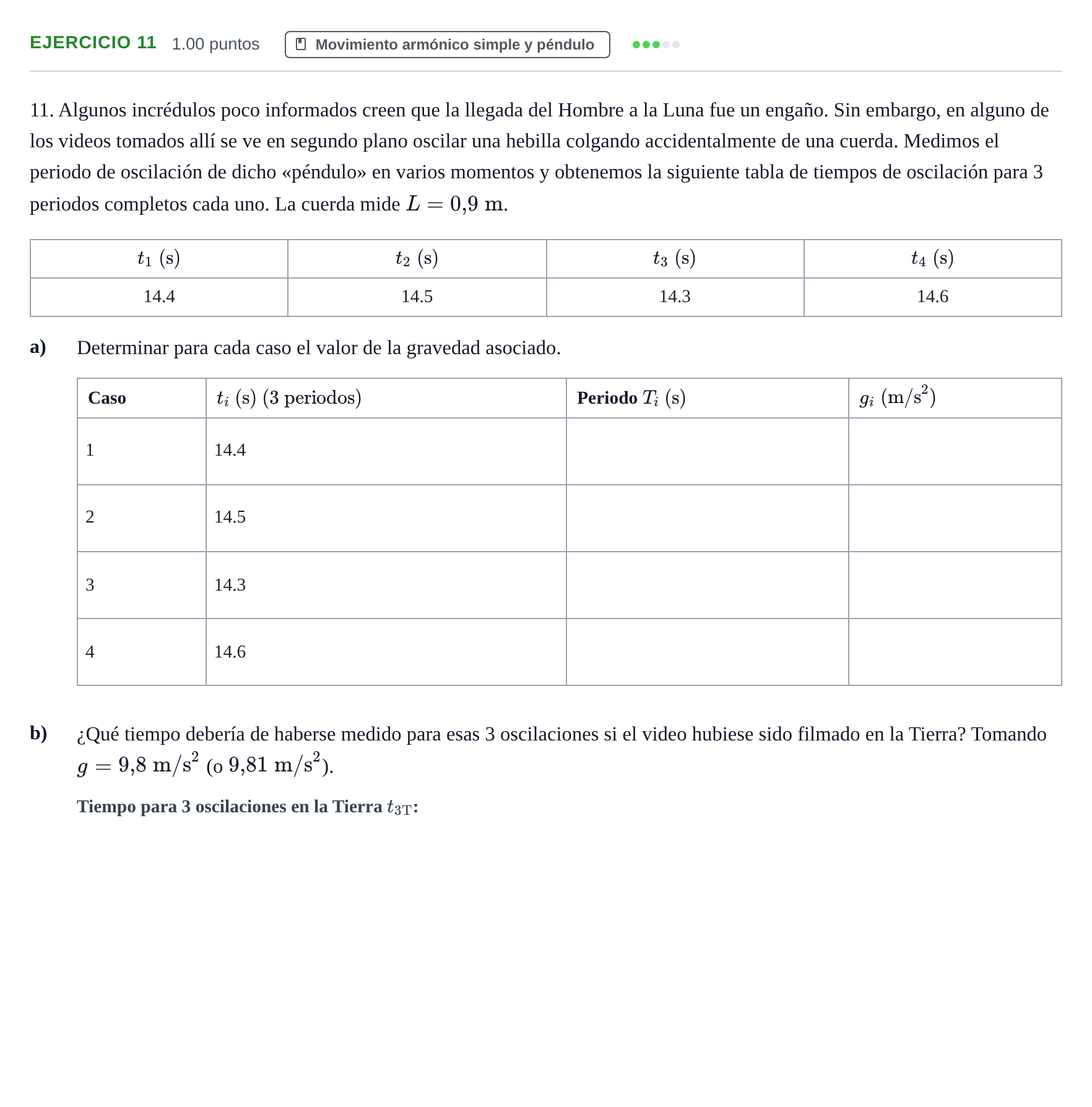 Enunciado: Problema 11 · Física PAU Castilla-La Mancha Ordinaria 2021