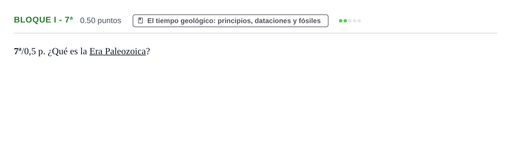 Enunciado: Bloque I - 7ª · Geología y Ciencias Ambientales PAU Castilla-La Mancha Extraordinaria 2021
