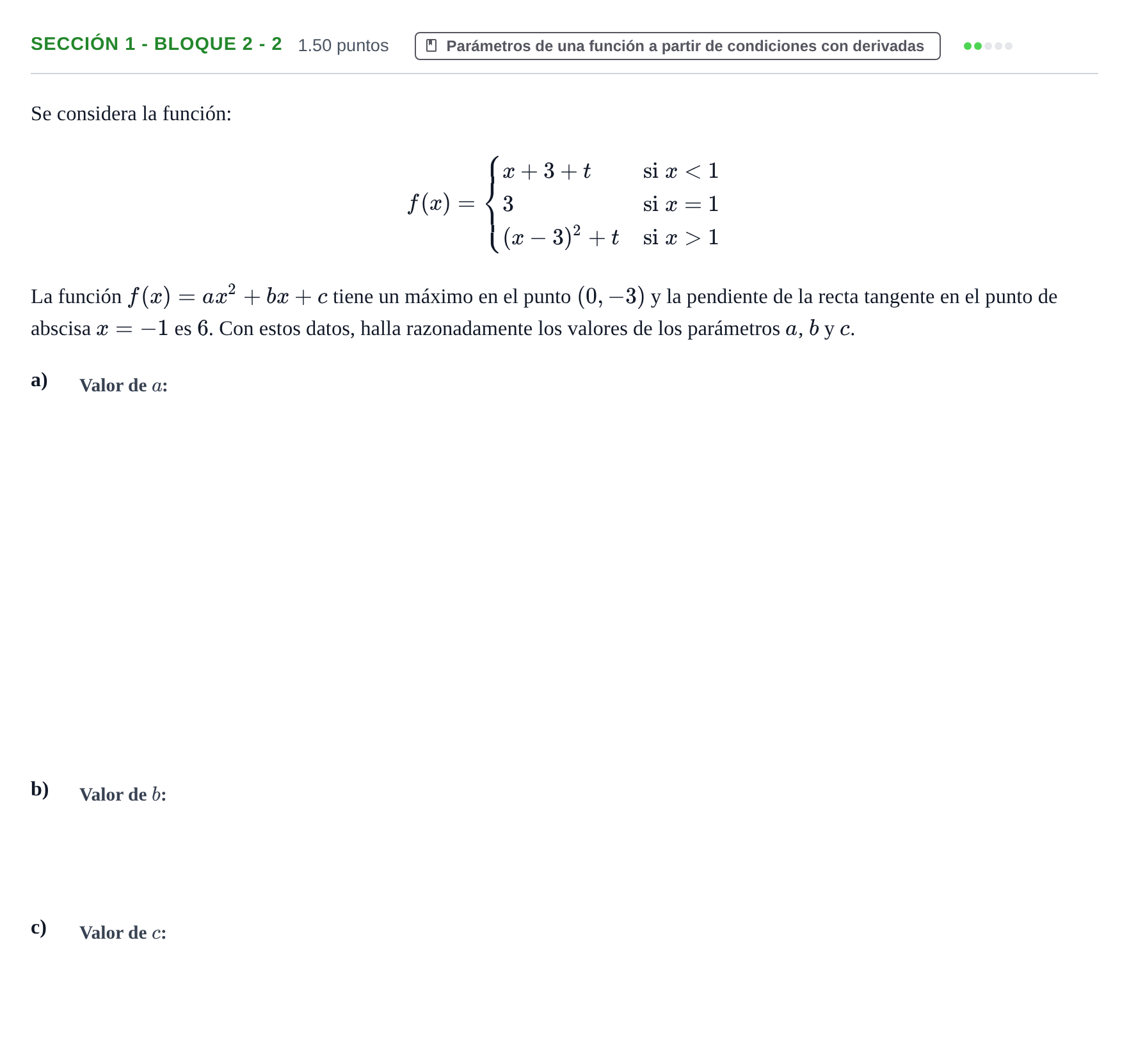 Enunciado: Ejercicio Sección 1 - Bloque 2 - 2 · Matemáticas aplicadas a las Ciencias Sociales II PAU Castilla-La Mancha Extraordinaria 2021