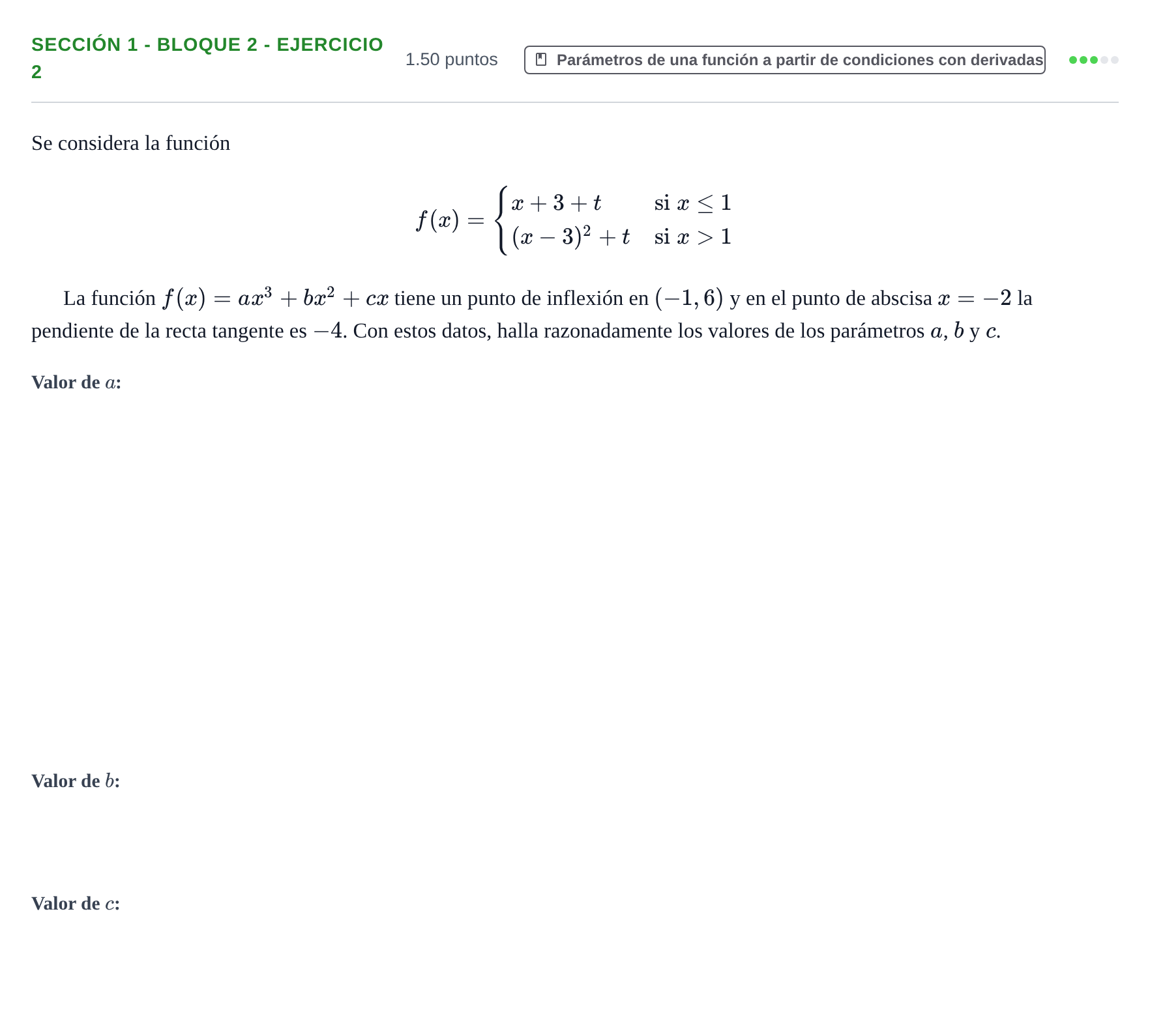 Enunciado: Ejercicio Sección 1 - Bloque 2 - Ejercicio 2 · Matemáticas aplicadas a las Ciencias Sociales II PAU Castilla-La Mancha Ordinaria 2021